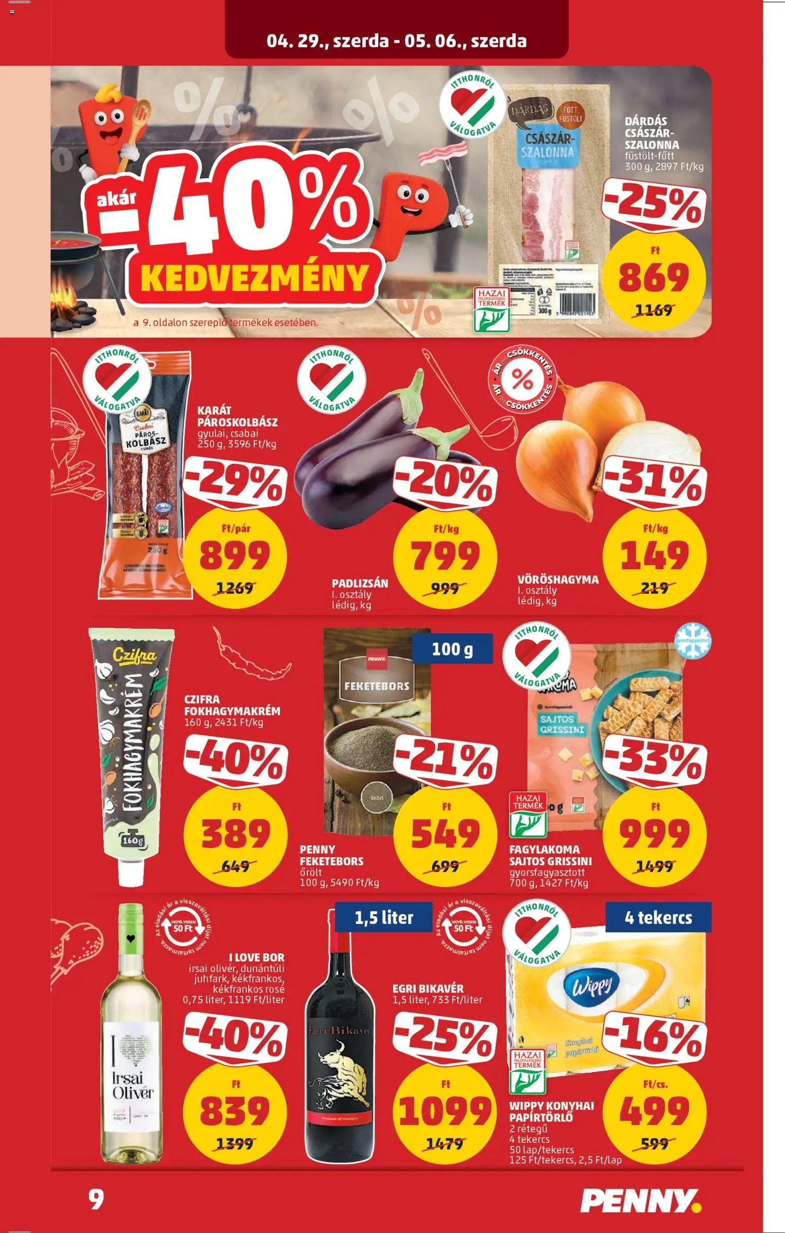 PENNY újság 2026.04.29. PENNY akciós újság (2026-04-29 - 2026-05-06)