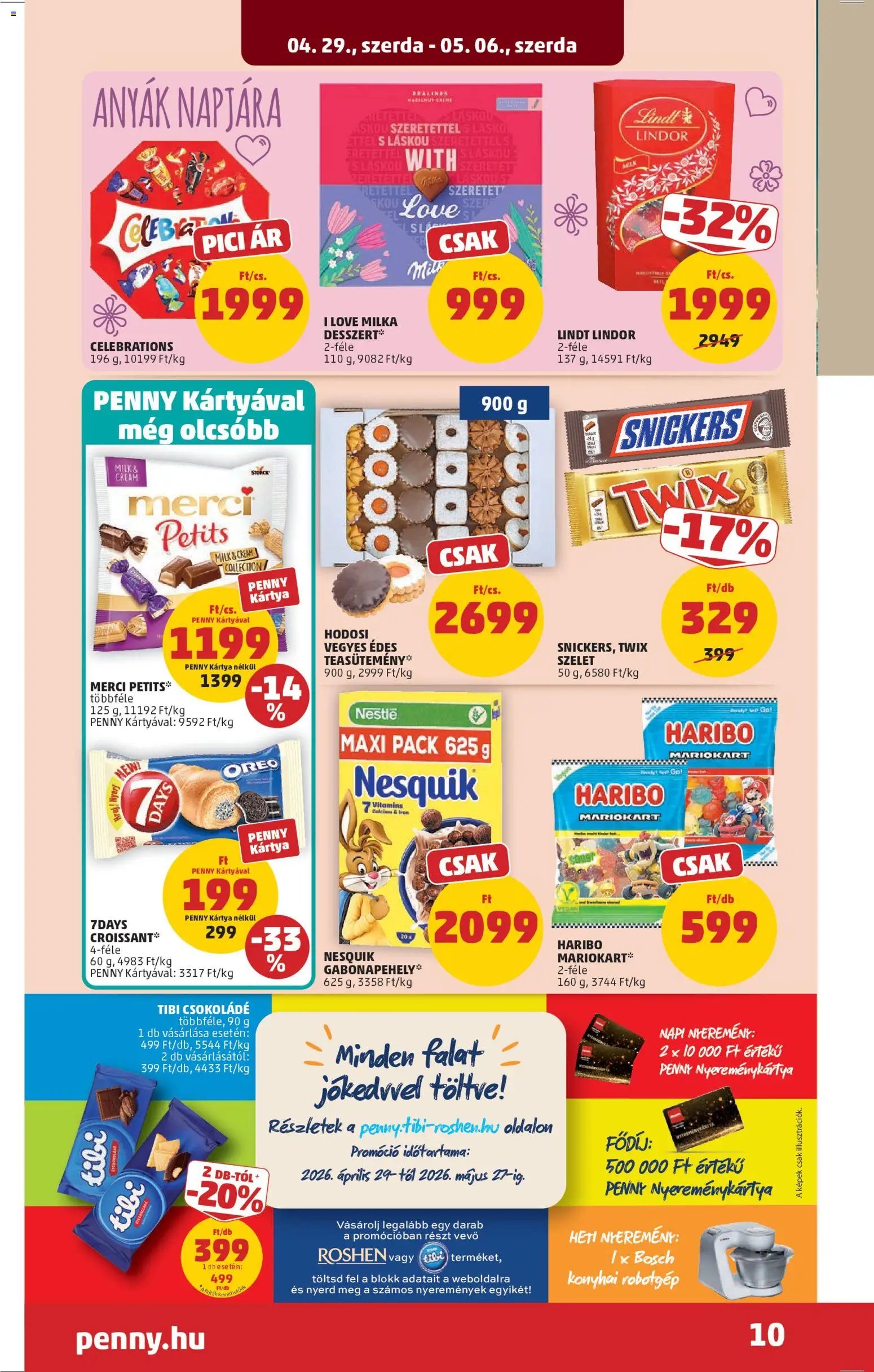 PENNY újság 2026.04.29. PENNY akciós újság (2026-04-29 - 2026-05-06)