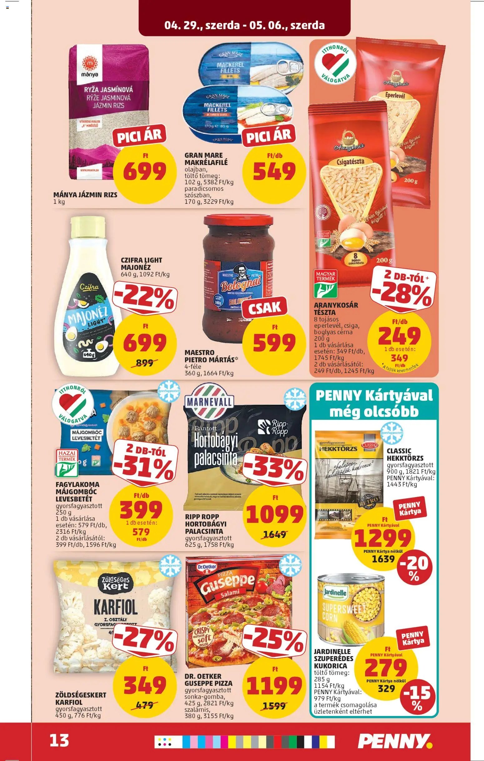 PENNY újság 2026.04.29. PENNY akciós újság (2026-04-29 - 2026-05-06)