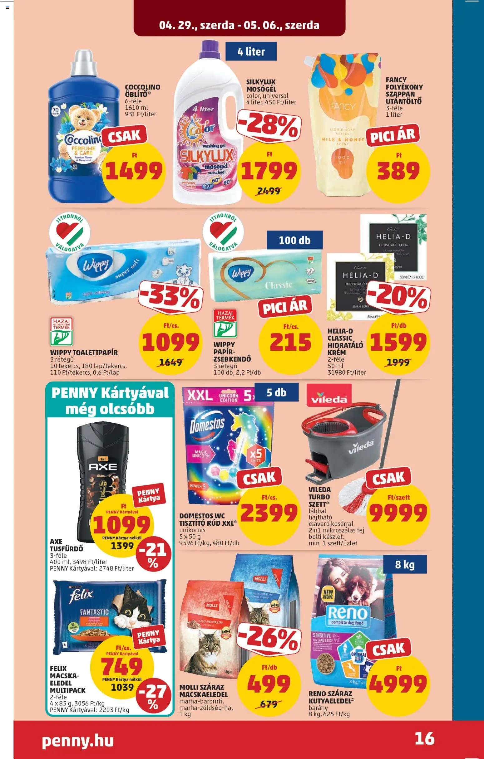 PENNY újság 2026.04.29. PENNY akciós újság (2026-04-29 - 2026-05-06)