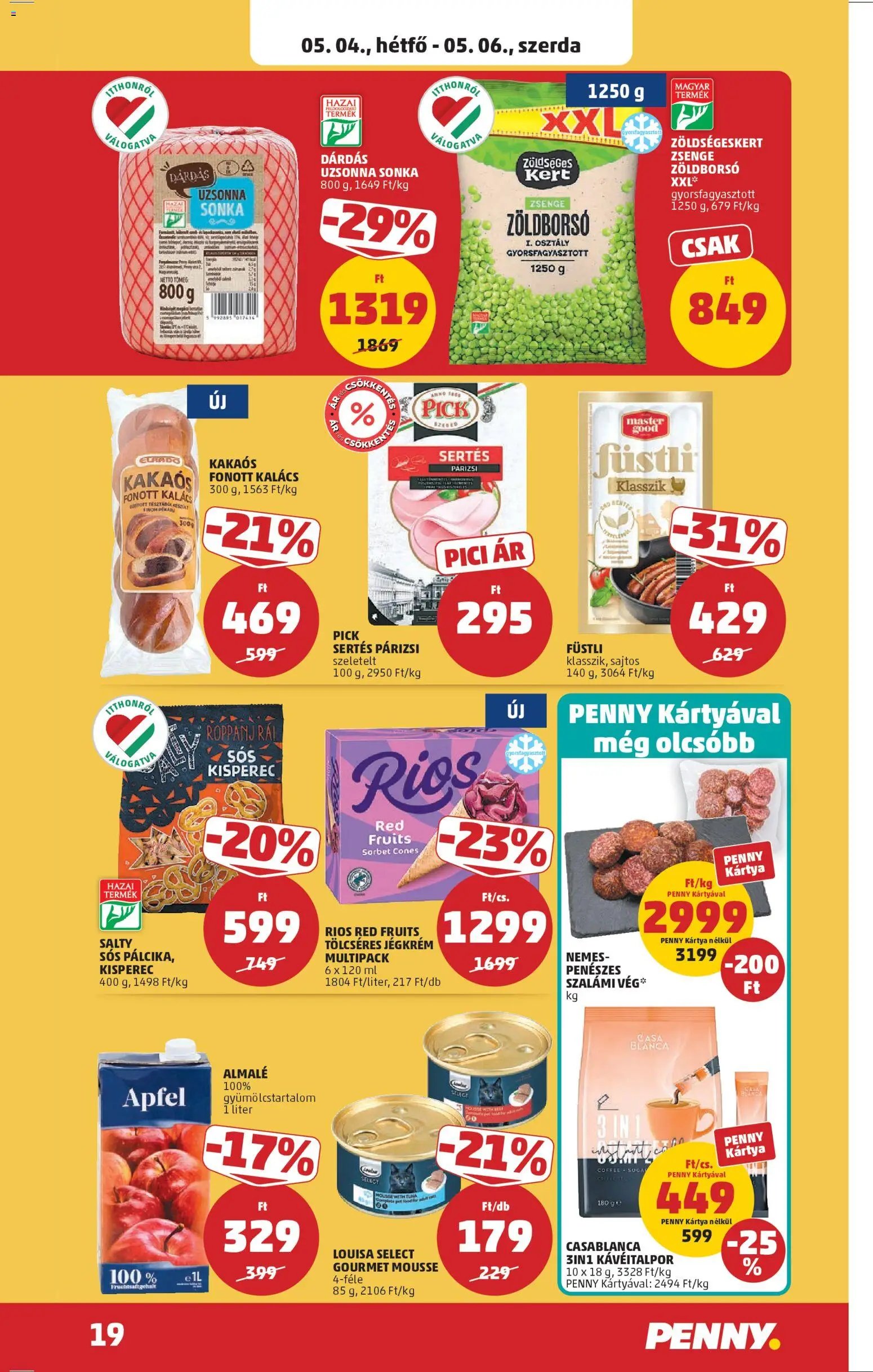PENNY újság 2026.04.29. PENNY akciós újság (2026-04-29 - 2026-05-06)