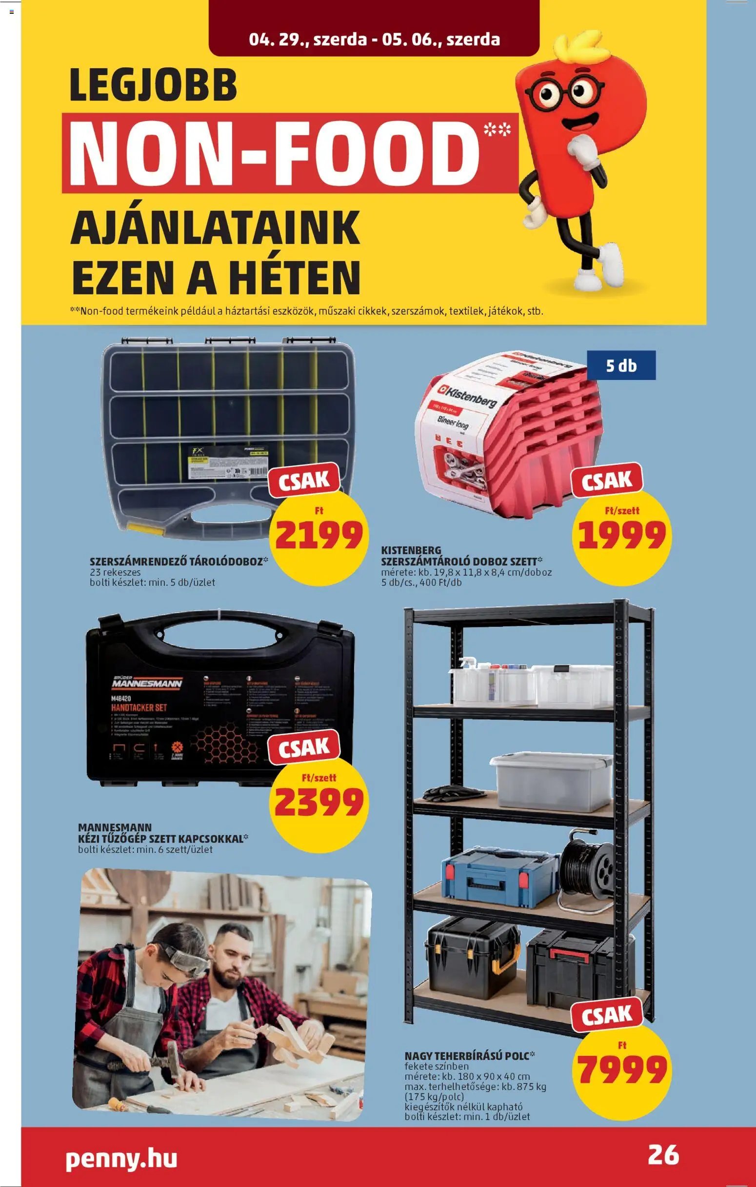 PENNY újság 2026.04.29. PENNY akciós újság (2026-04-29 - 2026-05-06)