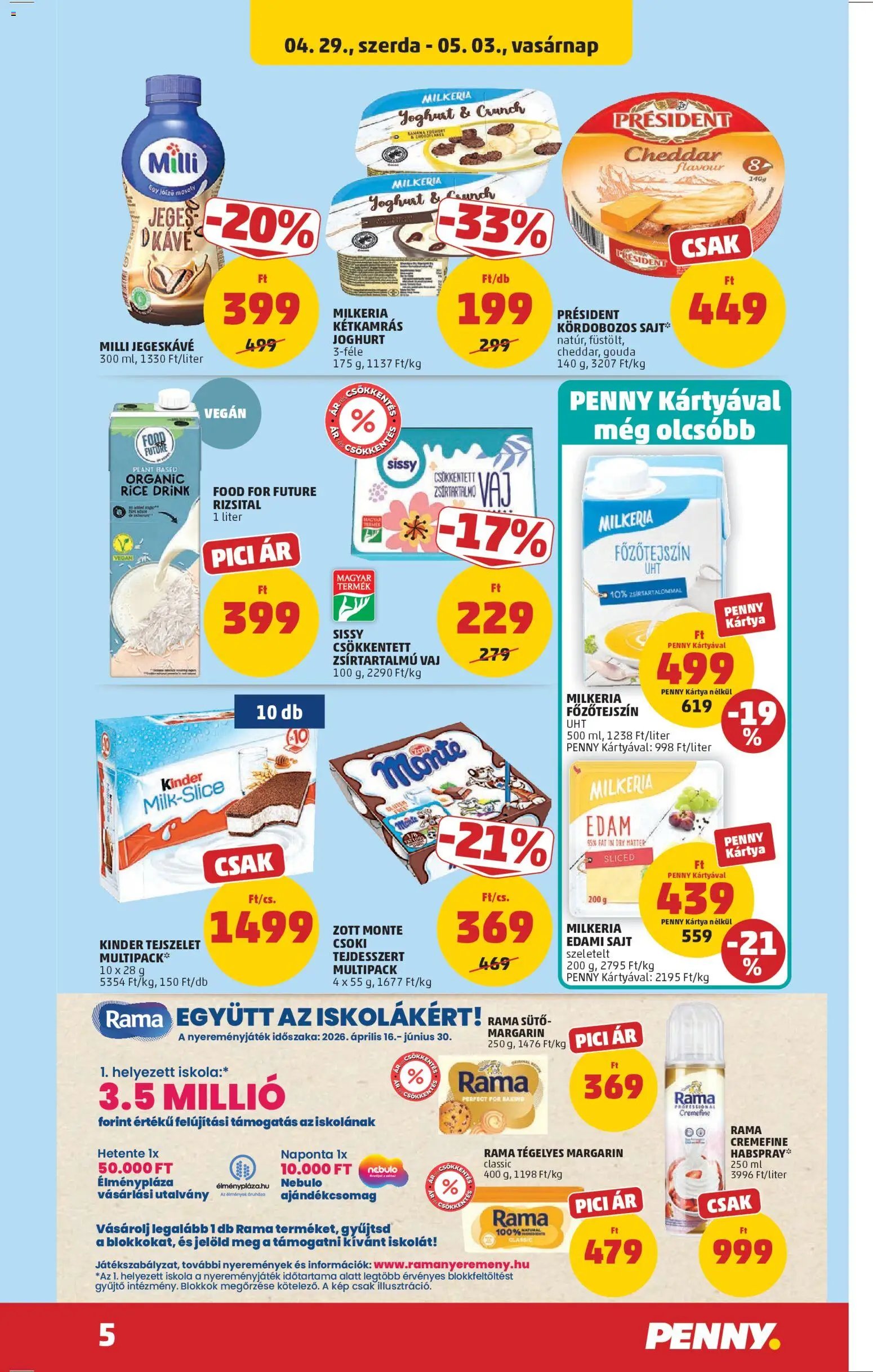 PENNY újság 2026.04.29. PENNY akciós újság (2026-04-29 - 2026-05-06)