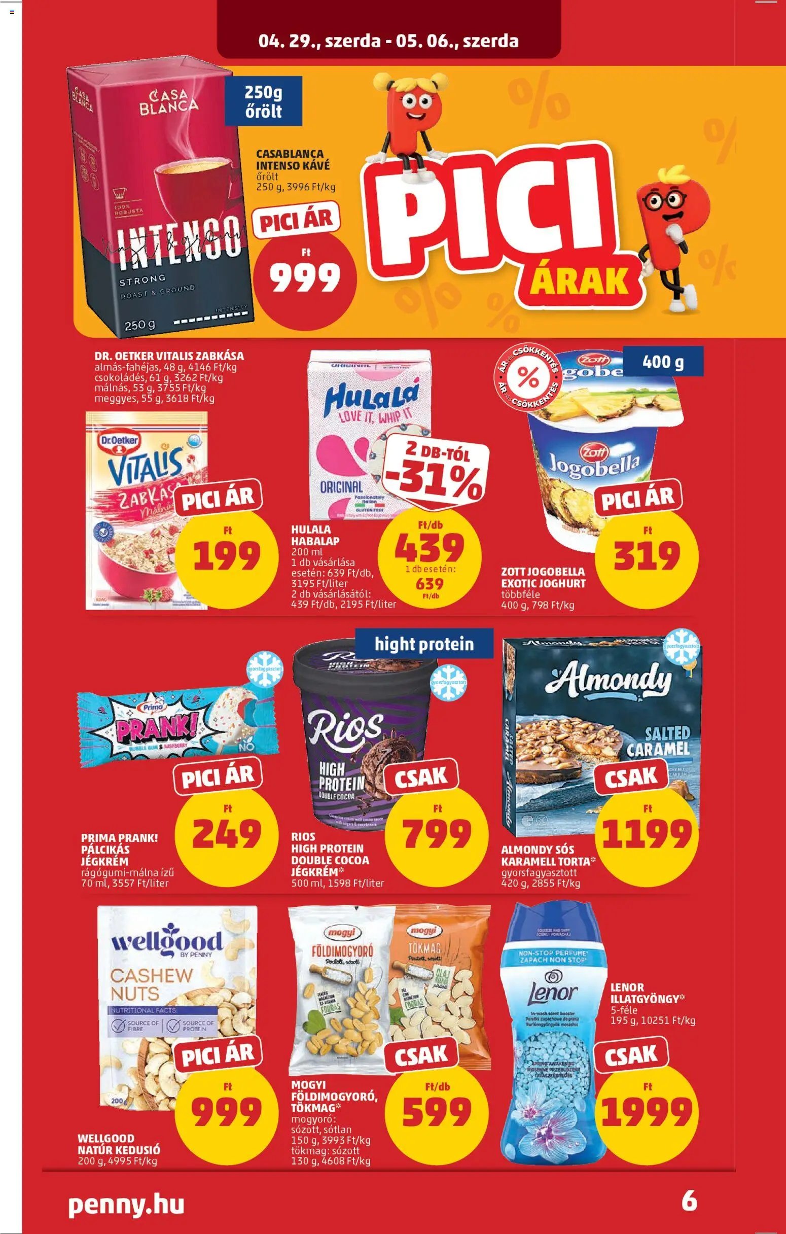 PENNY újság 2026.04.29. PENNY akciós újság (2026-04-29 - 2026-05-06)