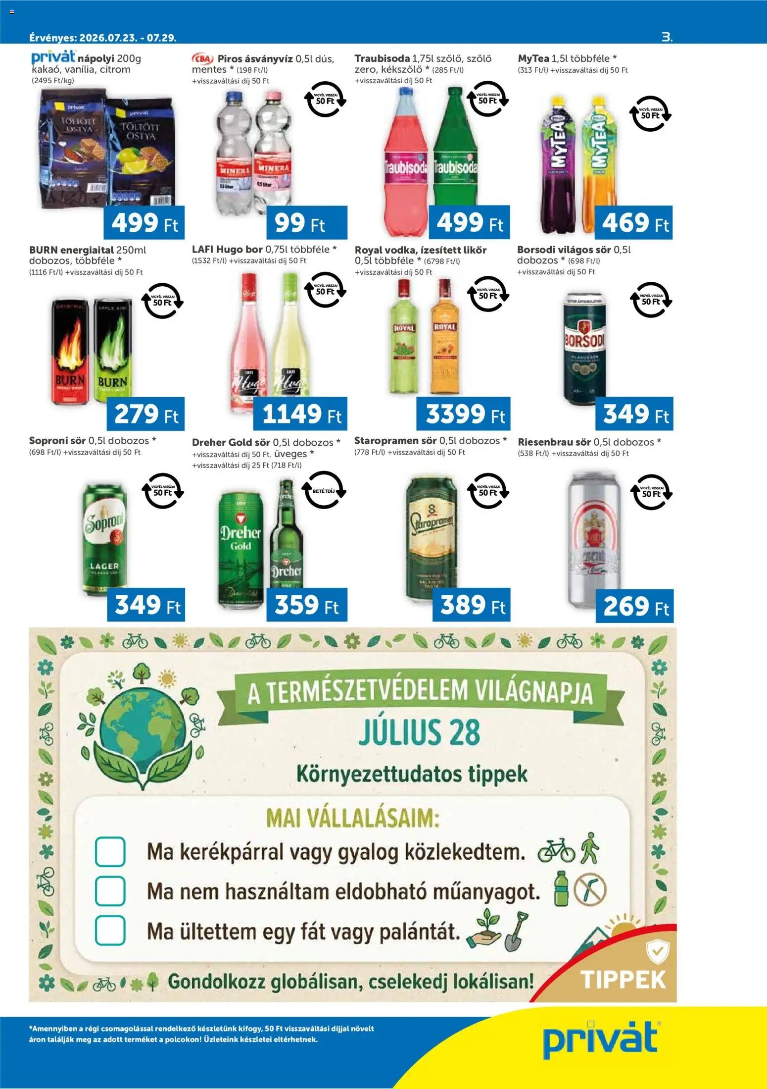 PRIVÁT újság 2026.07.23. PRIVÁT Déli vármegyék