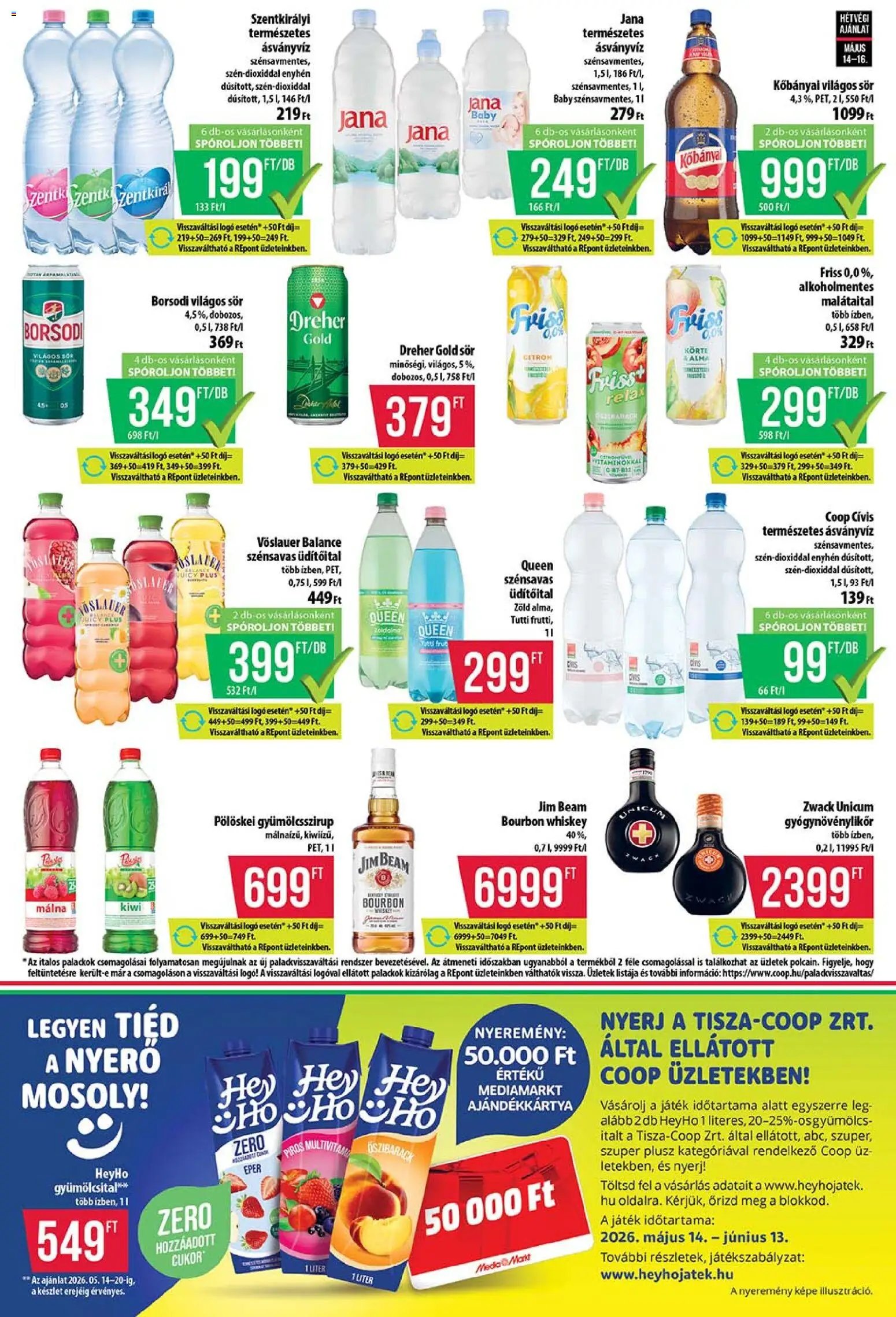 COOP újság 2026.05.14. COOP - Szuper Plusz / Tisza (2026-05-14 - 2026-05-20)