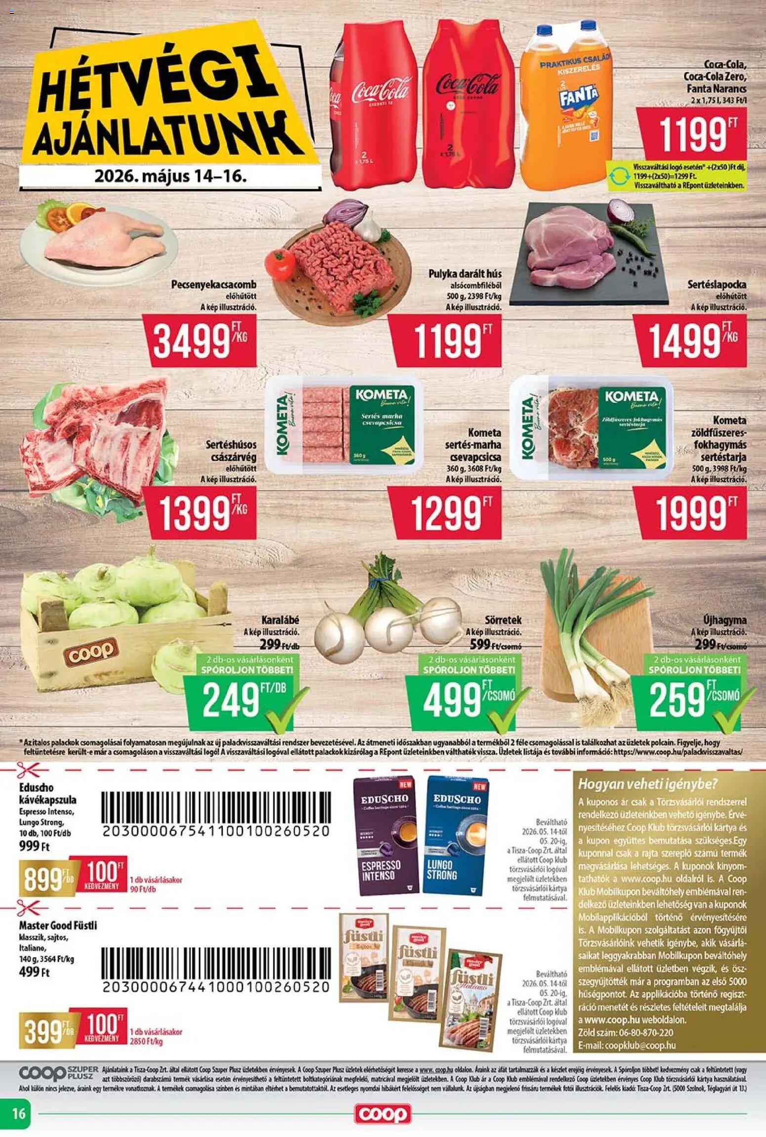 COOP újság 2026.05.14. COOP - Szuper Plusz / Tisza (2026-05-14 - 2026-05-20)