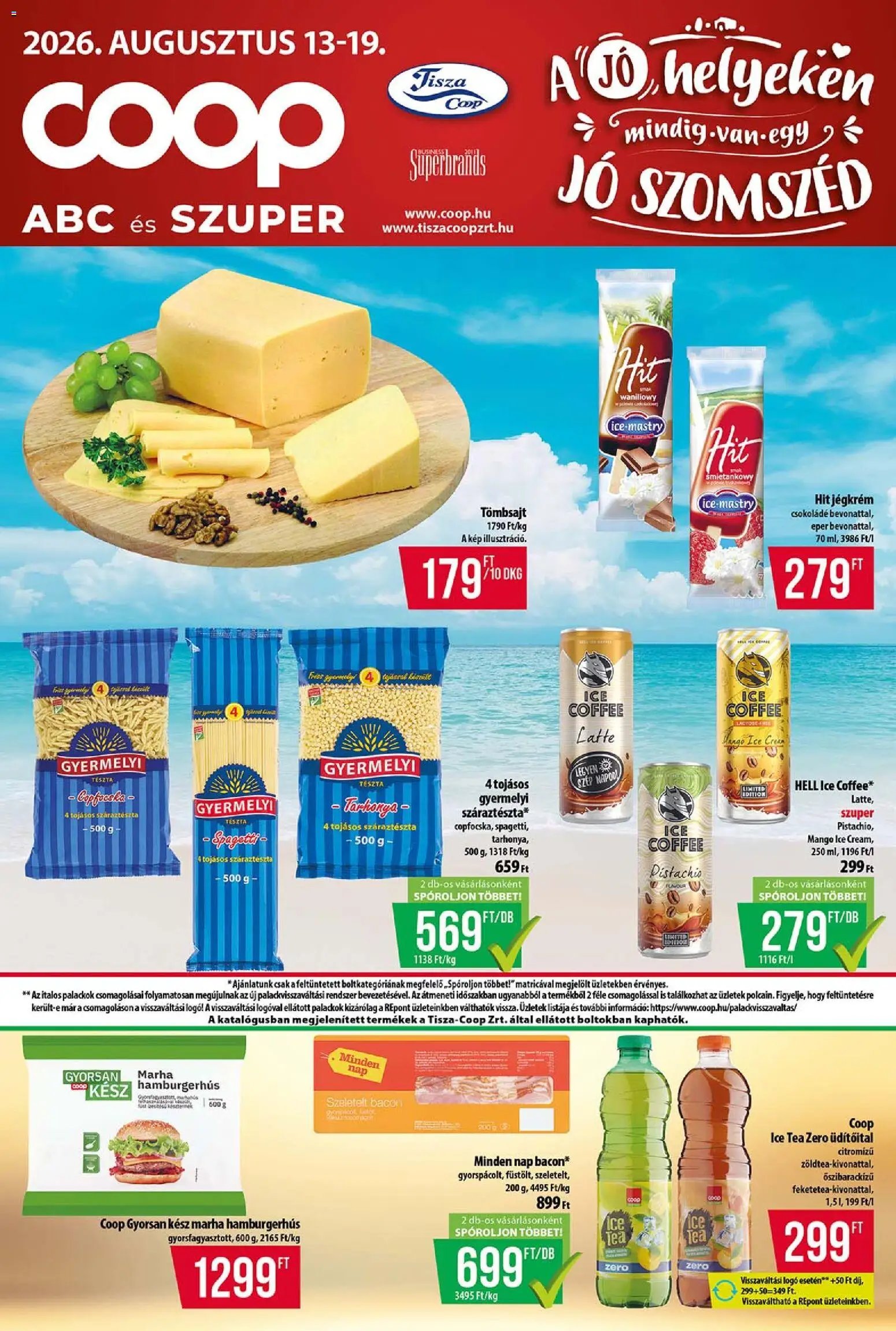 COOP újság 2026.08.13. COOP - Abc & Szuper / Tisza