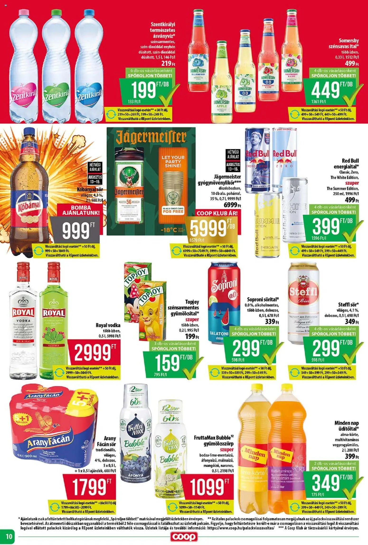 COOP újság 2026.08.13. COOP - Abc & Szuper / Tisza