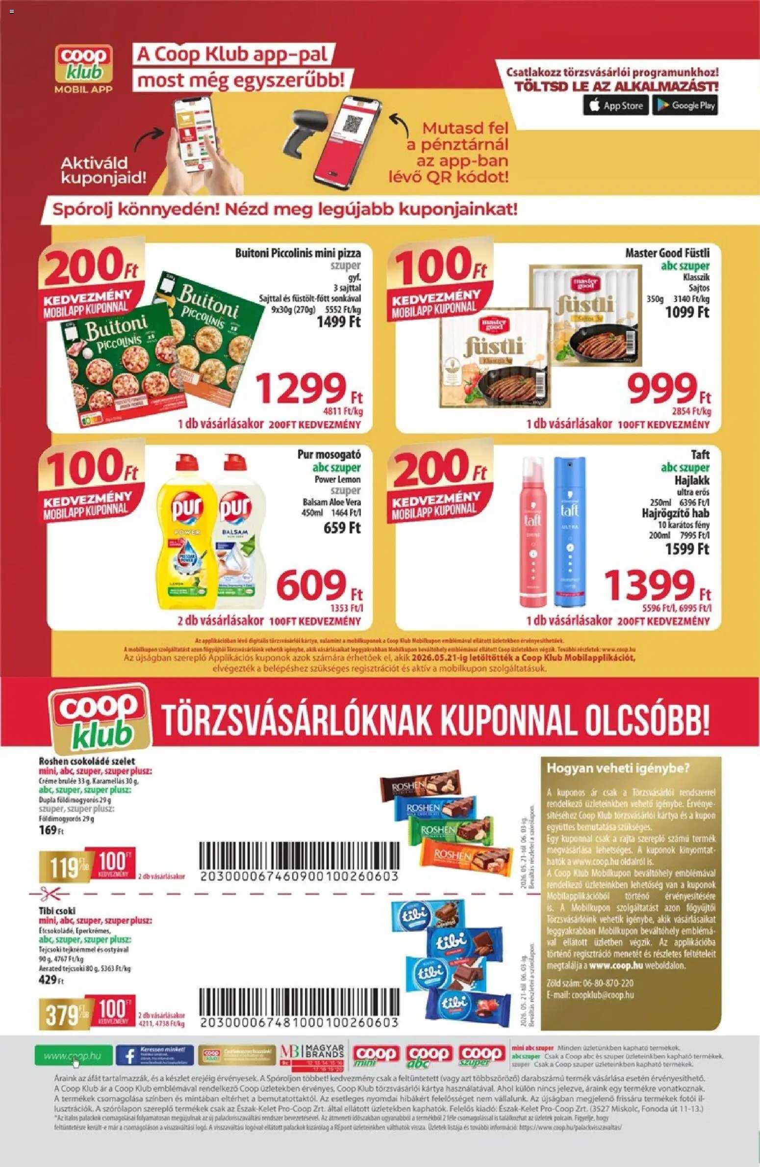 COOP újság 2026.05.28. COOP - Újság Észak Kelet Pro-Coop Zrt (2026-05-28 - 2026-06-03)