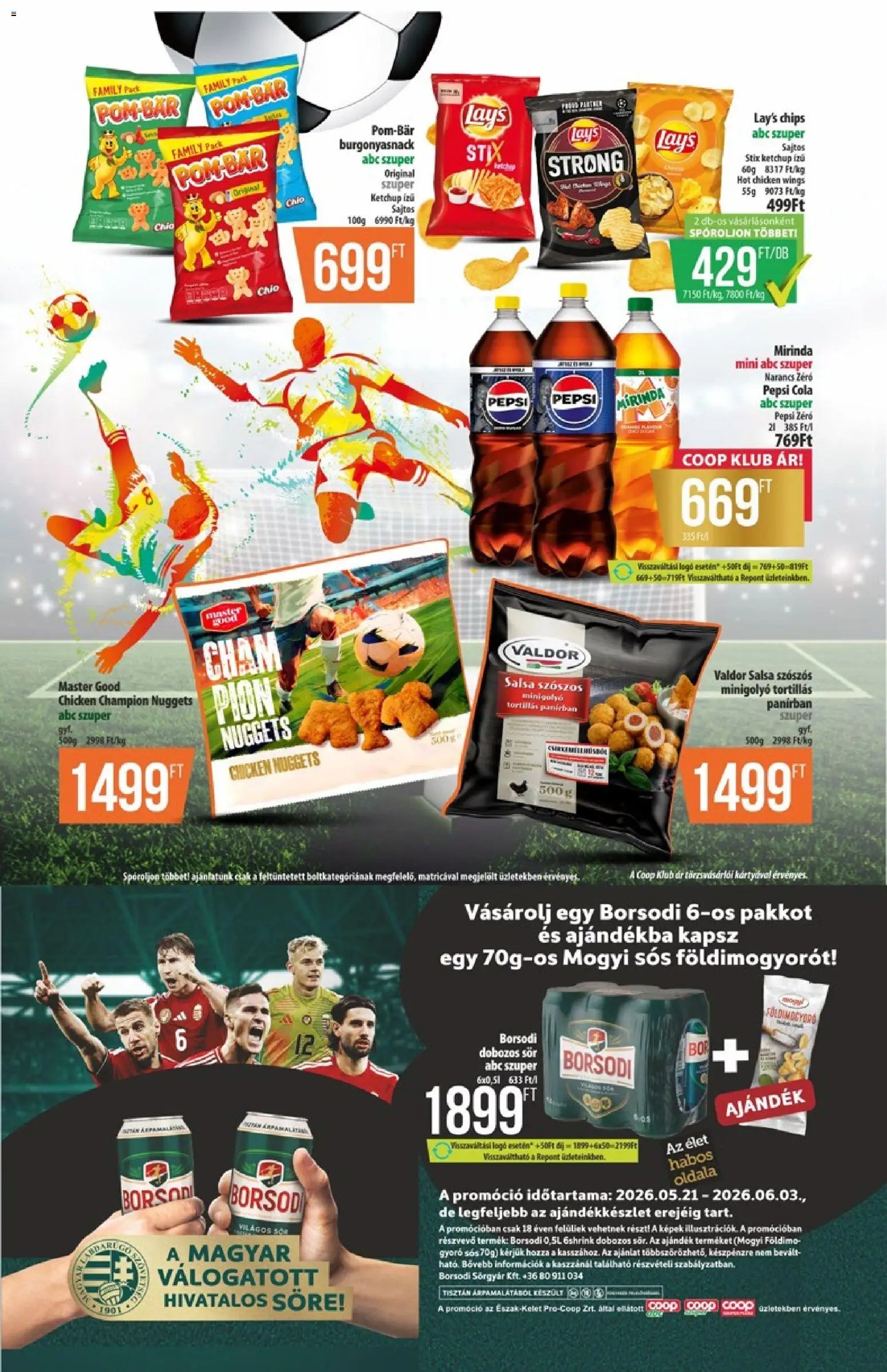 COOP újság 2026.05.28. COOP - Újság Észak Kelet Pro-Coop Zrt (2026-05-28 - 2026-06-03)