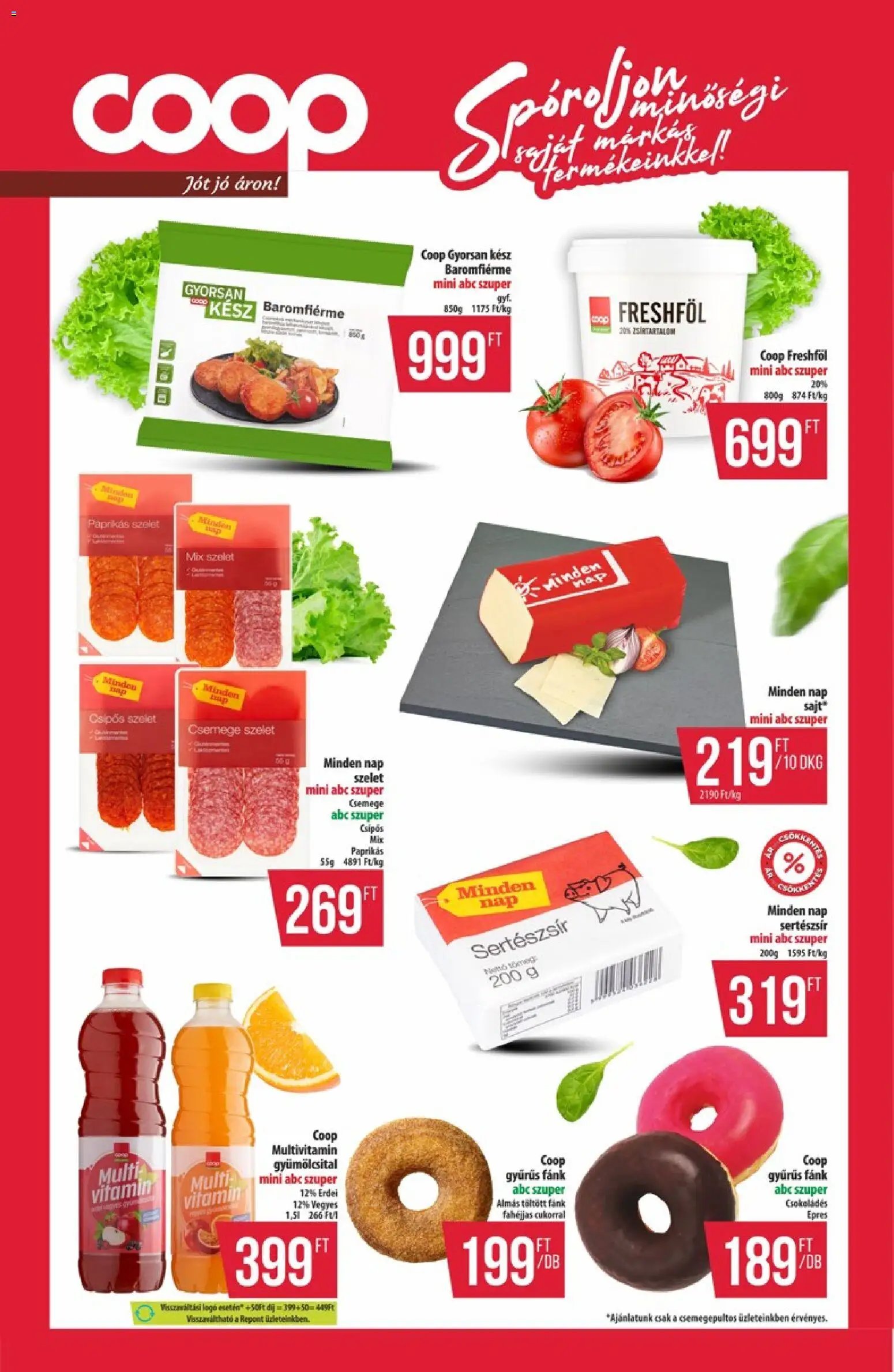 COOP újság 2026.05.28. COOP - Újság Észak Kelet Pro-Coop Zrt (2026-05-28 - 2026-06-03)