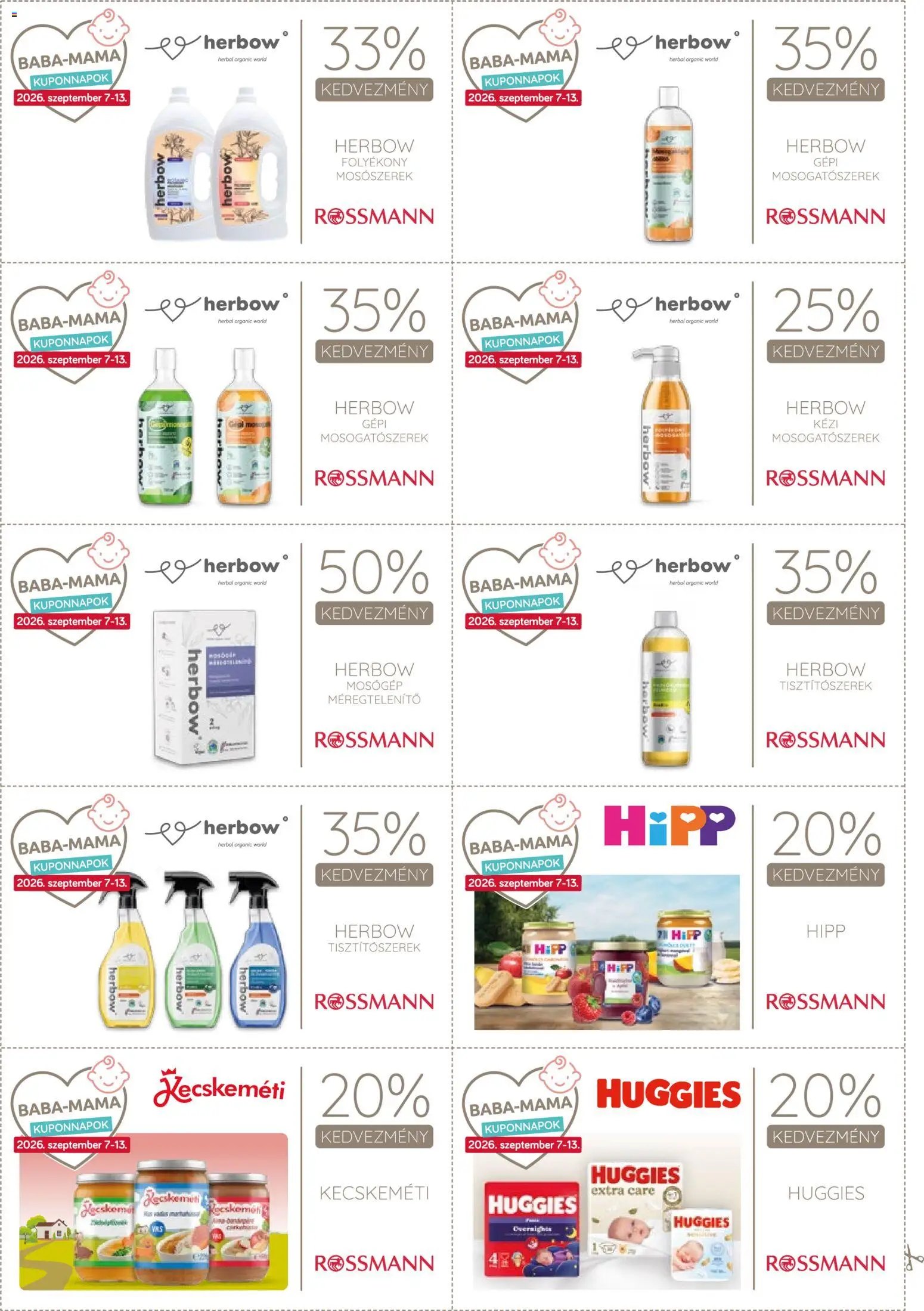 Rossmann újság 2026.09.07. Rossmann Kupon Napok