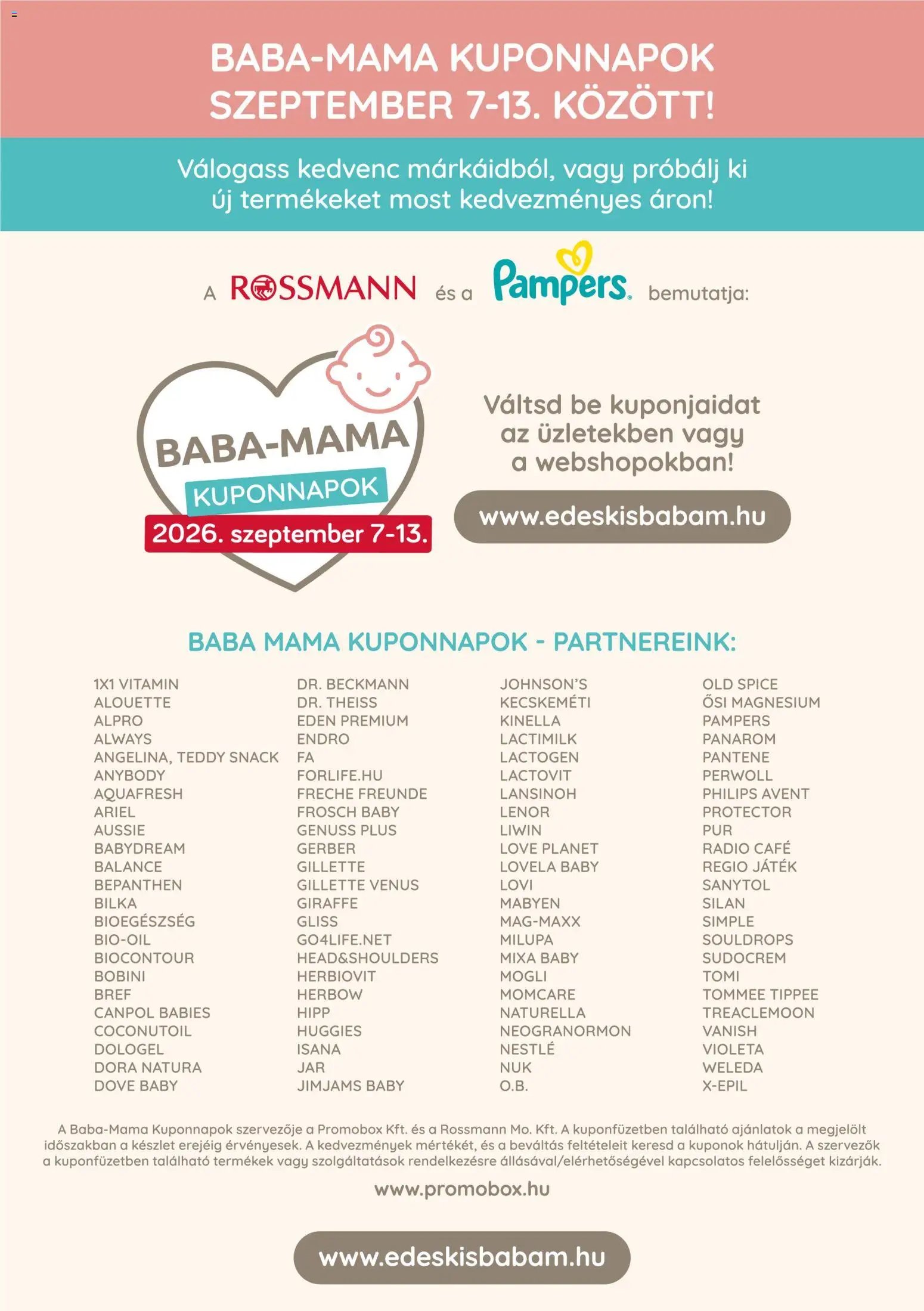 Rossmann újság 2026.09.07. Rossmann Kupon Napok