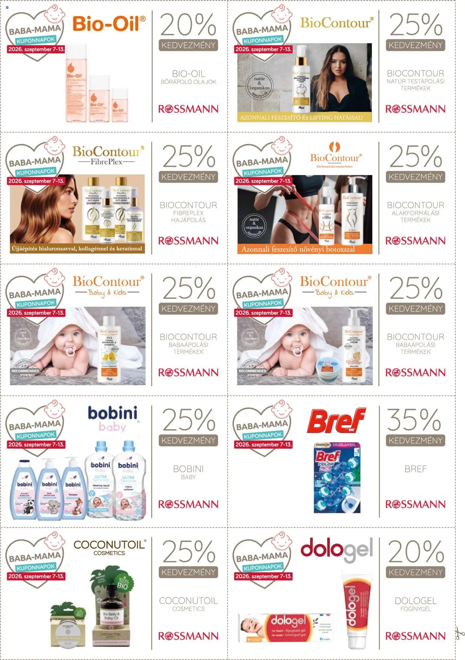 Rossmann újság 2026.09.07. Rossmann Kupon Napok