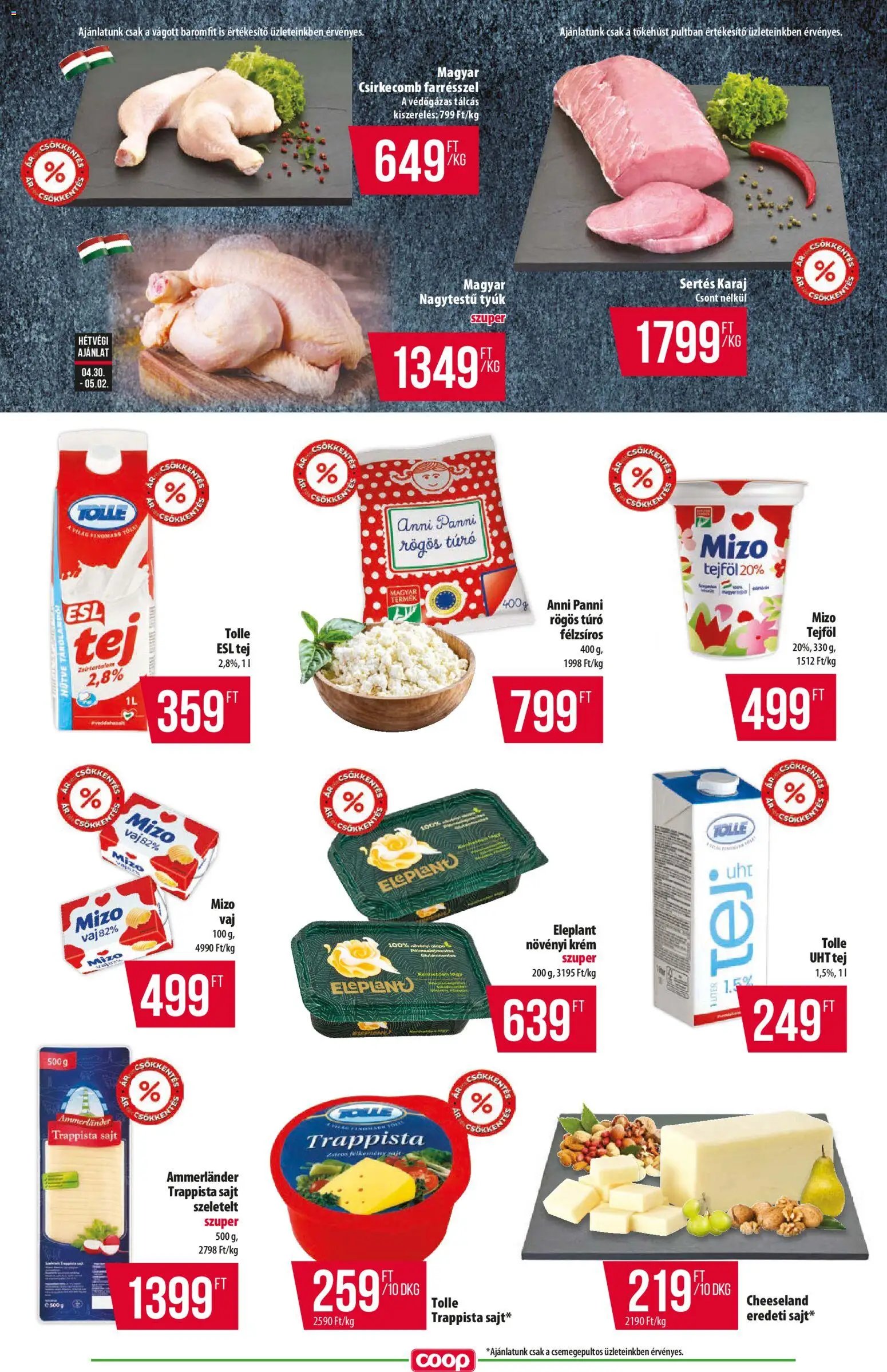 COOP újság 2026.04.30. COOP - Szuper Plus / Alföld Pro-Coop Zrt. (2026-04-30 - 2026-05-06)