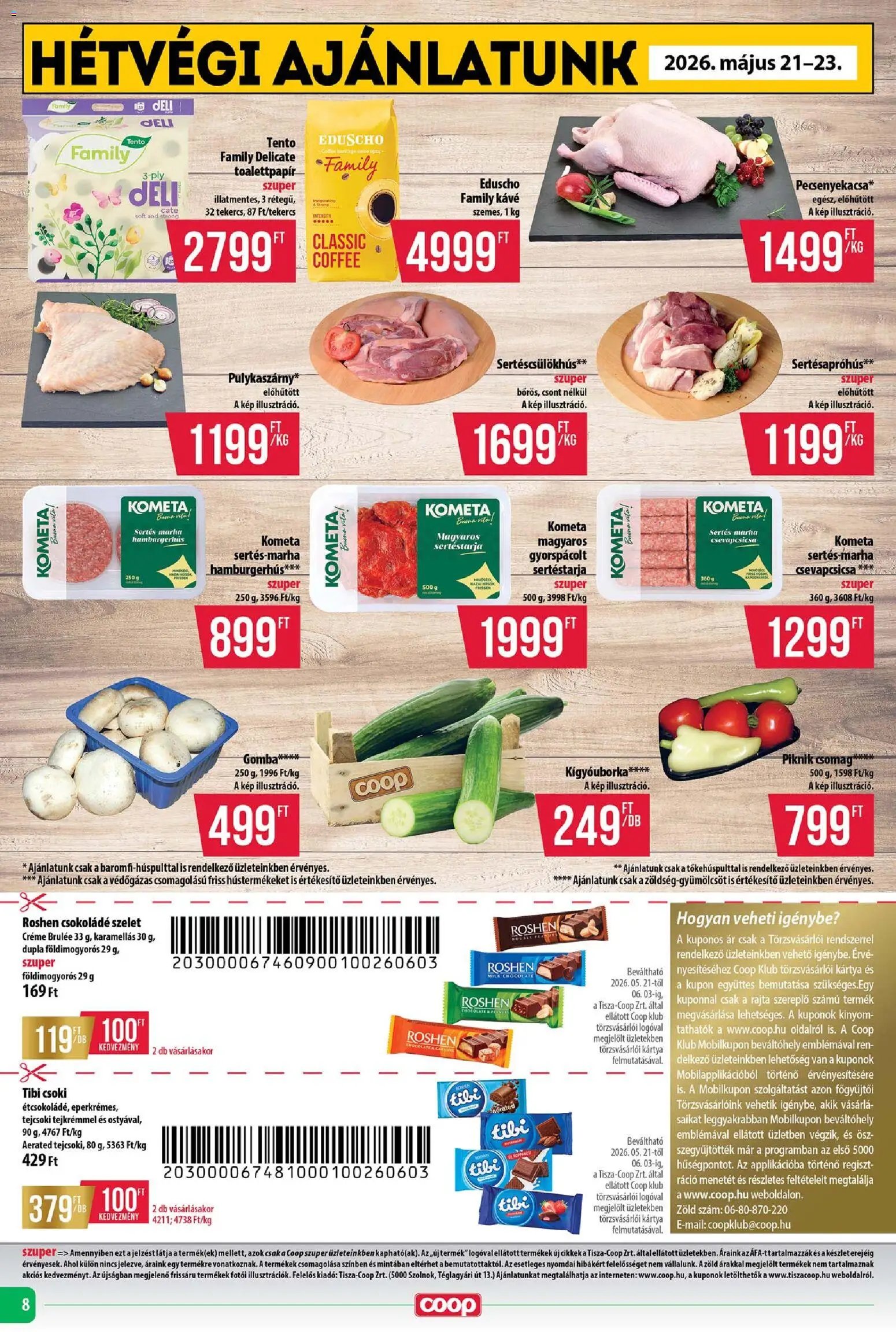 COOP újság 2026.05.21. COOP - Abc & Szuper / Tisza (2026-05-21 - 2026-05-27)