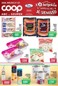 COOP újság 2026.05.21. COOP - Abc & Szuper / Tisza (2026-05-21 - 2026-05-27)
