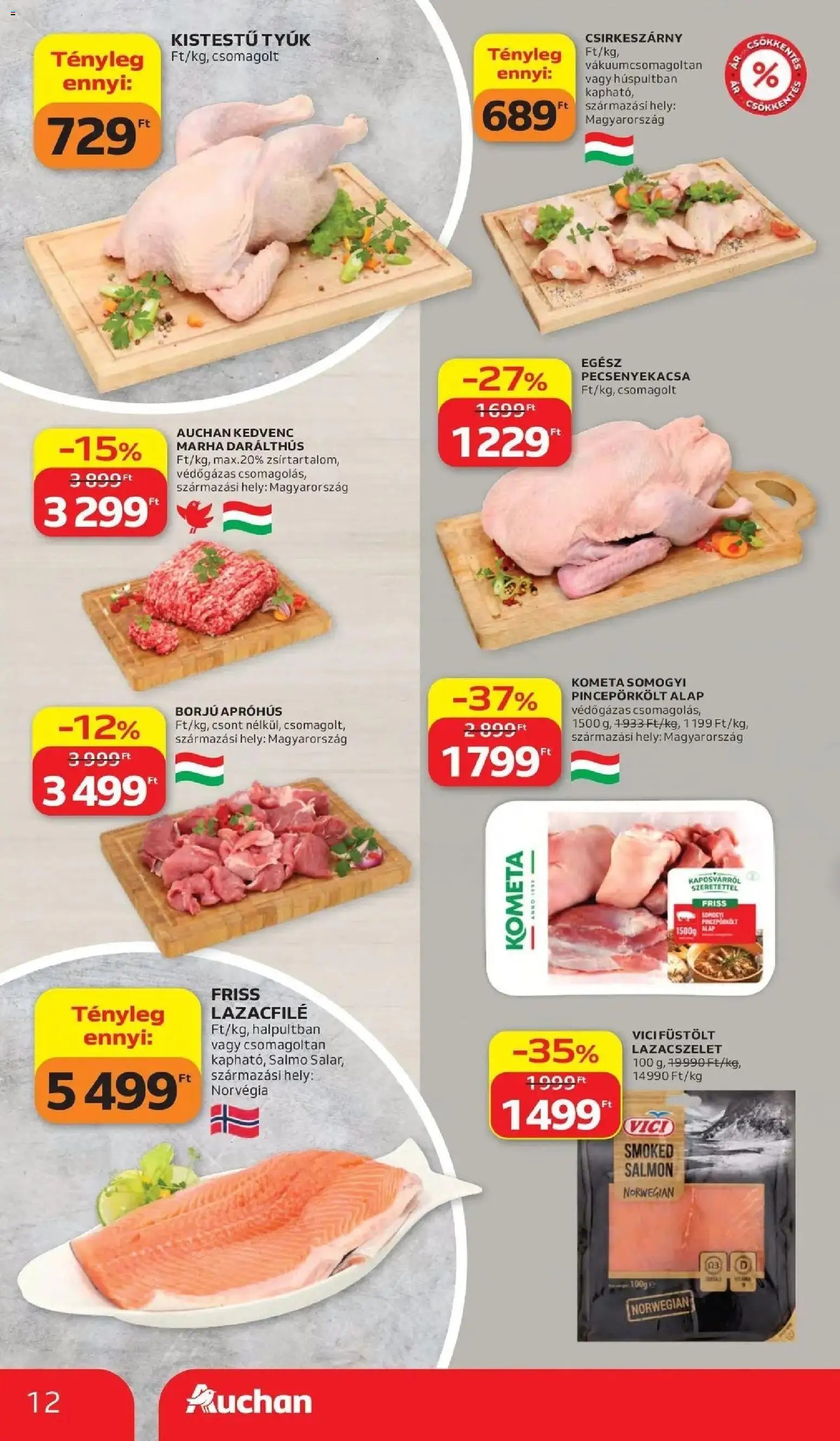 Auchan akciós újság Szolnok 2026.10.15. - lapozható formában szórólap ✳️