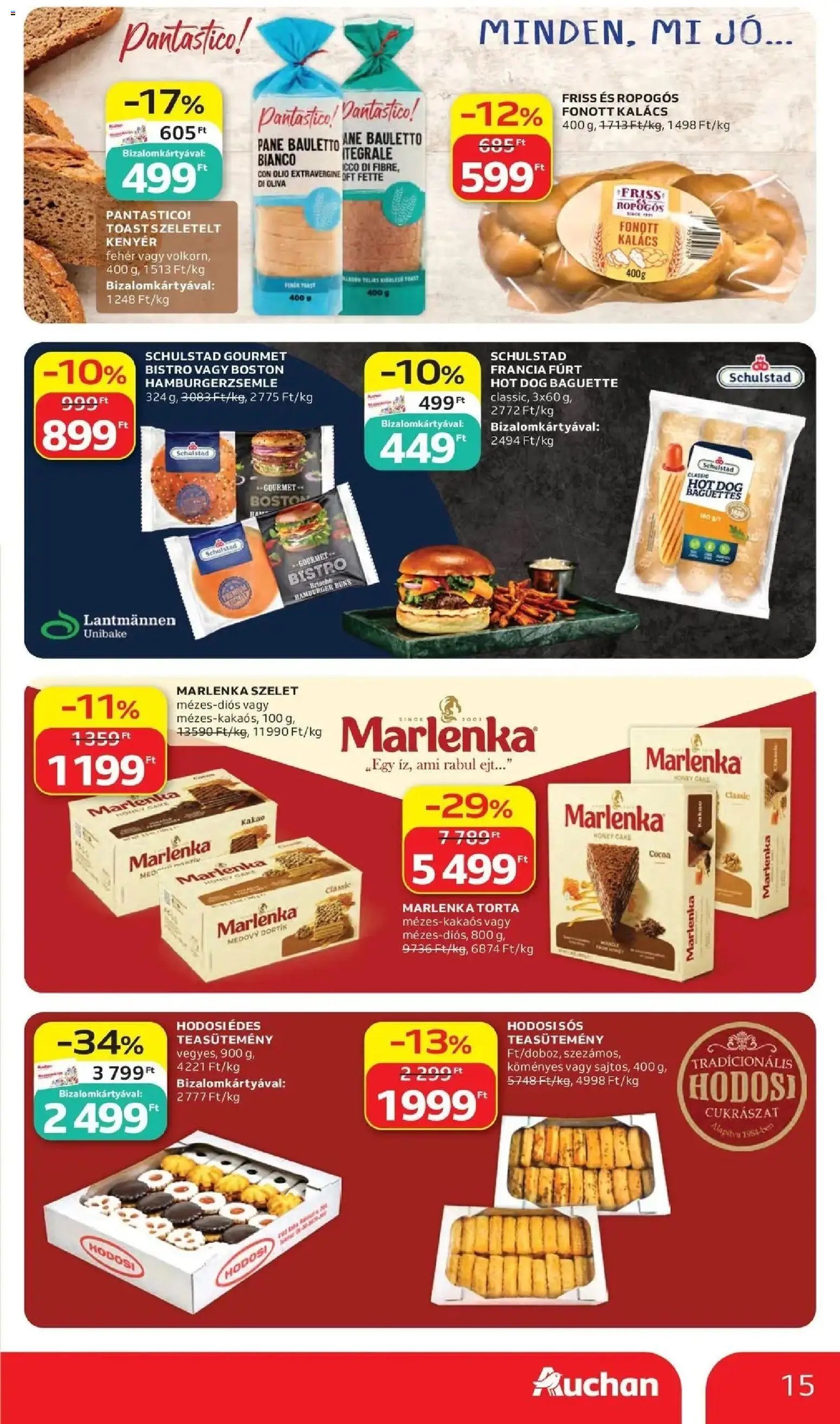 Auchan akciós újság Szolnok 2026.10.15. - lapozható formában szórólap ✳️