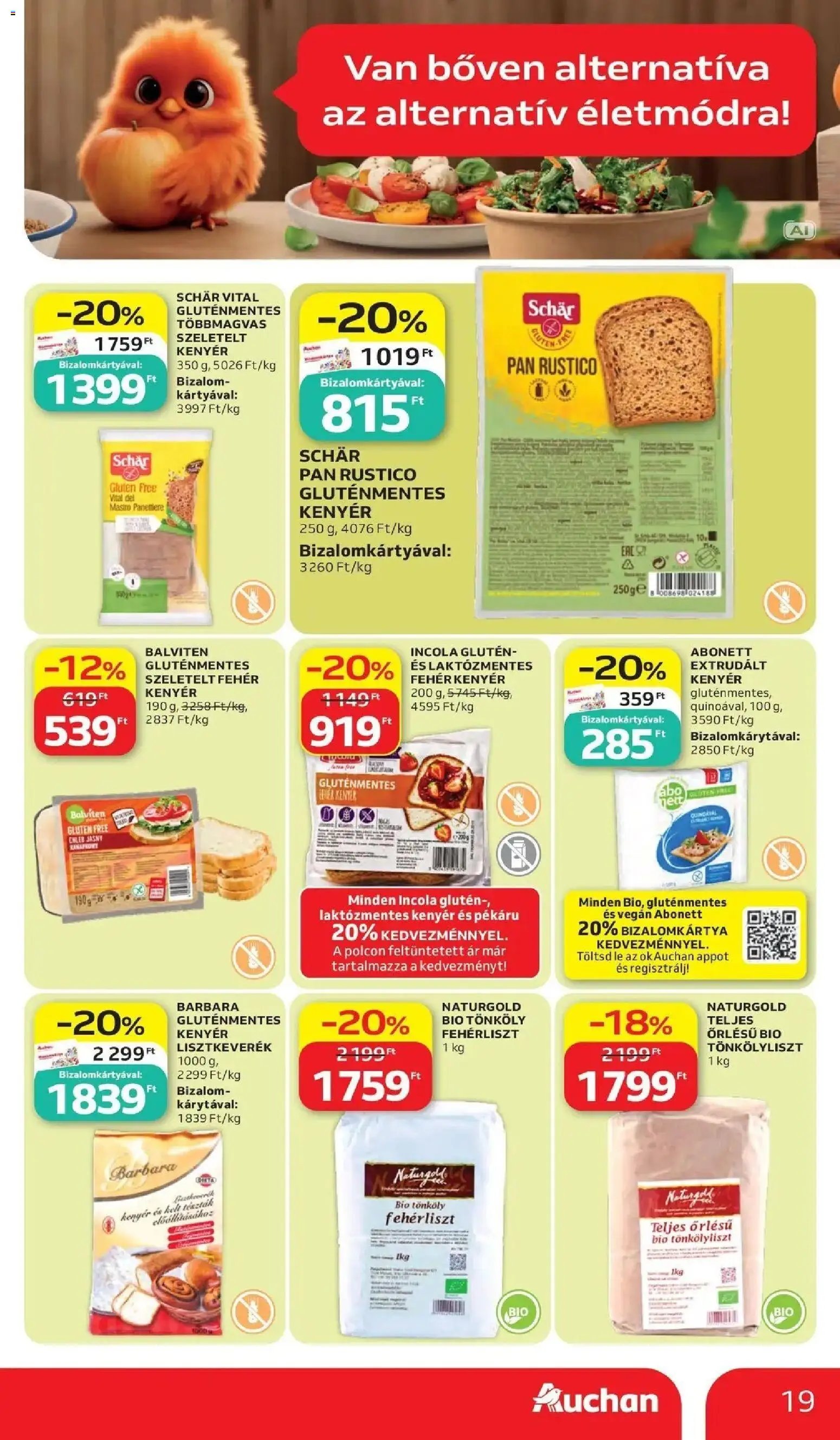 Auchan akciós újság Szolnok 2026.10.15. - lapozható formában szórólap ✳️