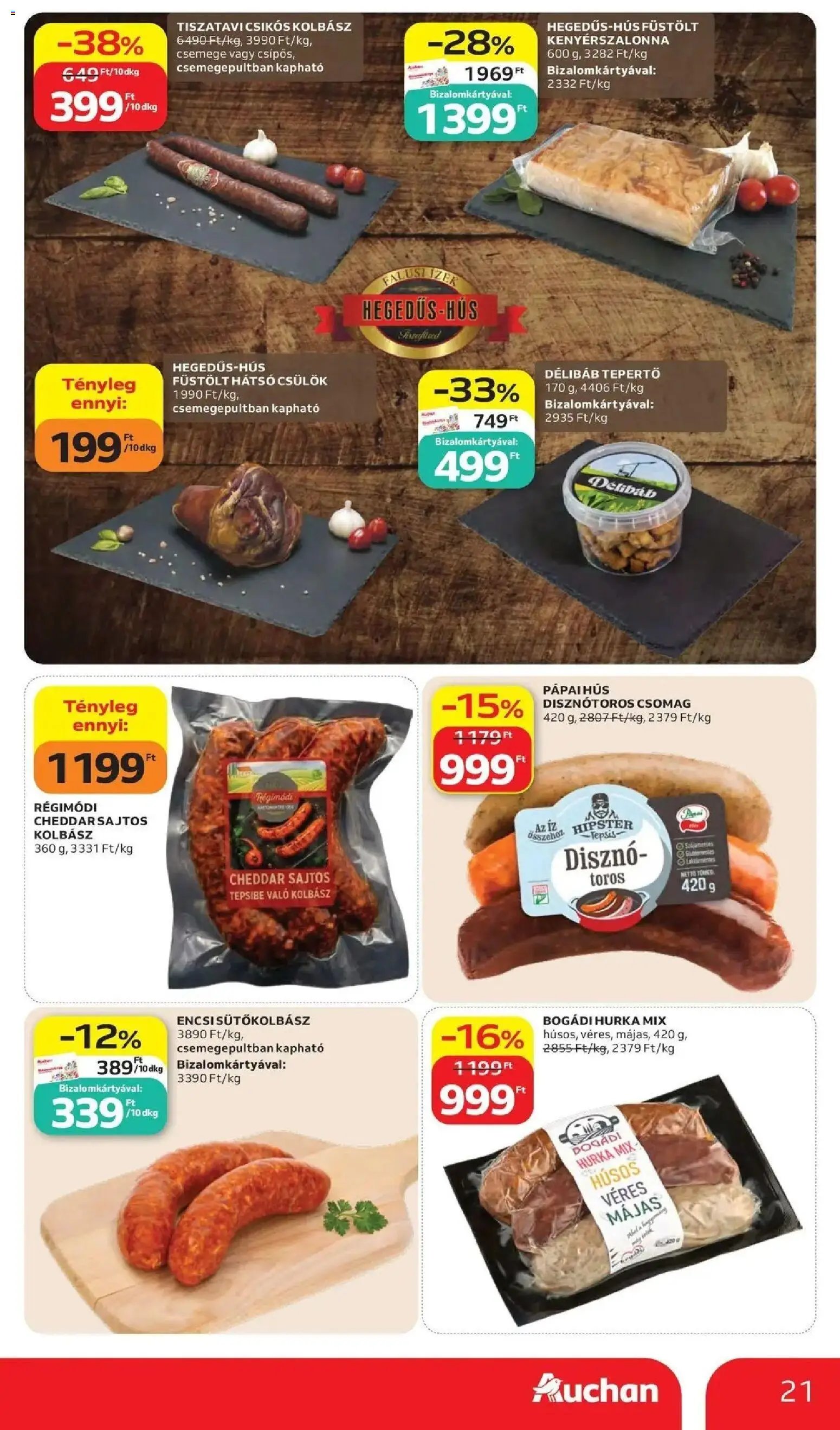 Auchan akciós újság Szolnok 2026.10.15. - lapozható formában szórólap ✳️