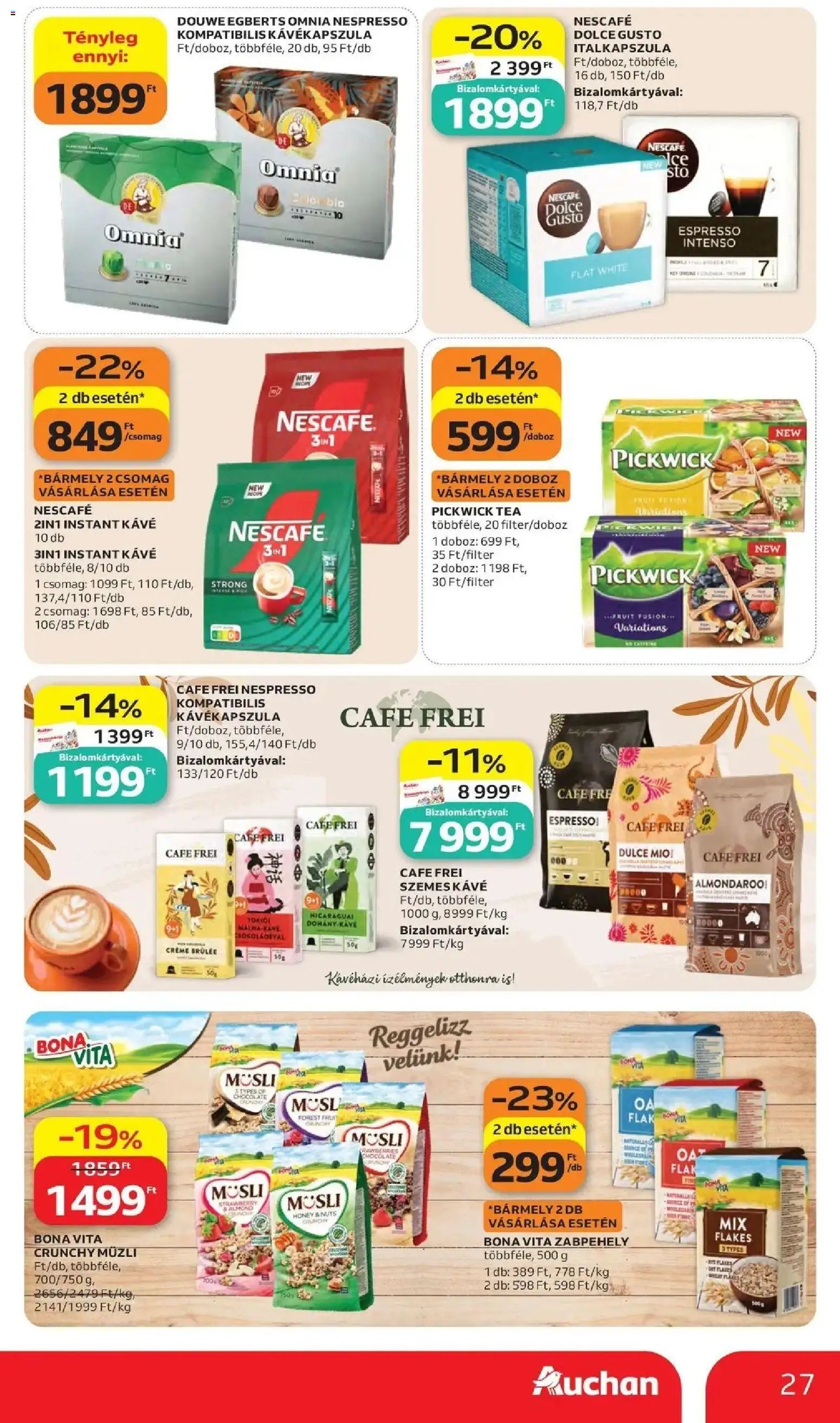 Auchan akciós újság Szolnok 2026.10.15. - lapozható formában szórólap ✳️