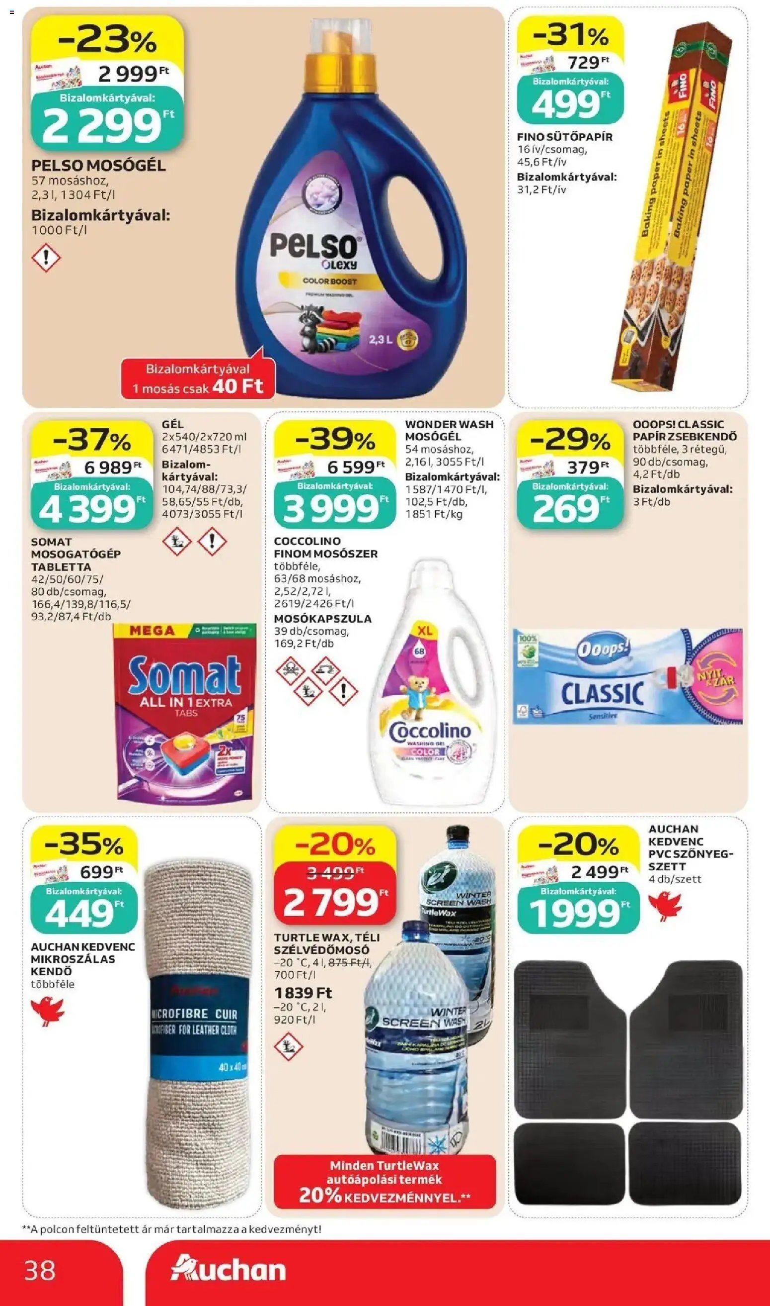 Auchan akciós újság Szolnok 2026.10.15. - lapozható formában szórólap ✳️