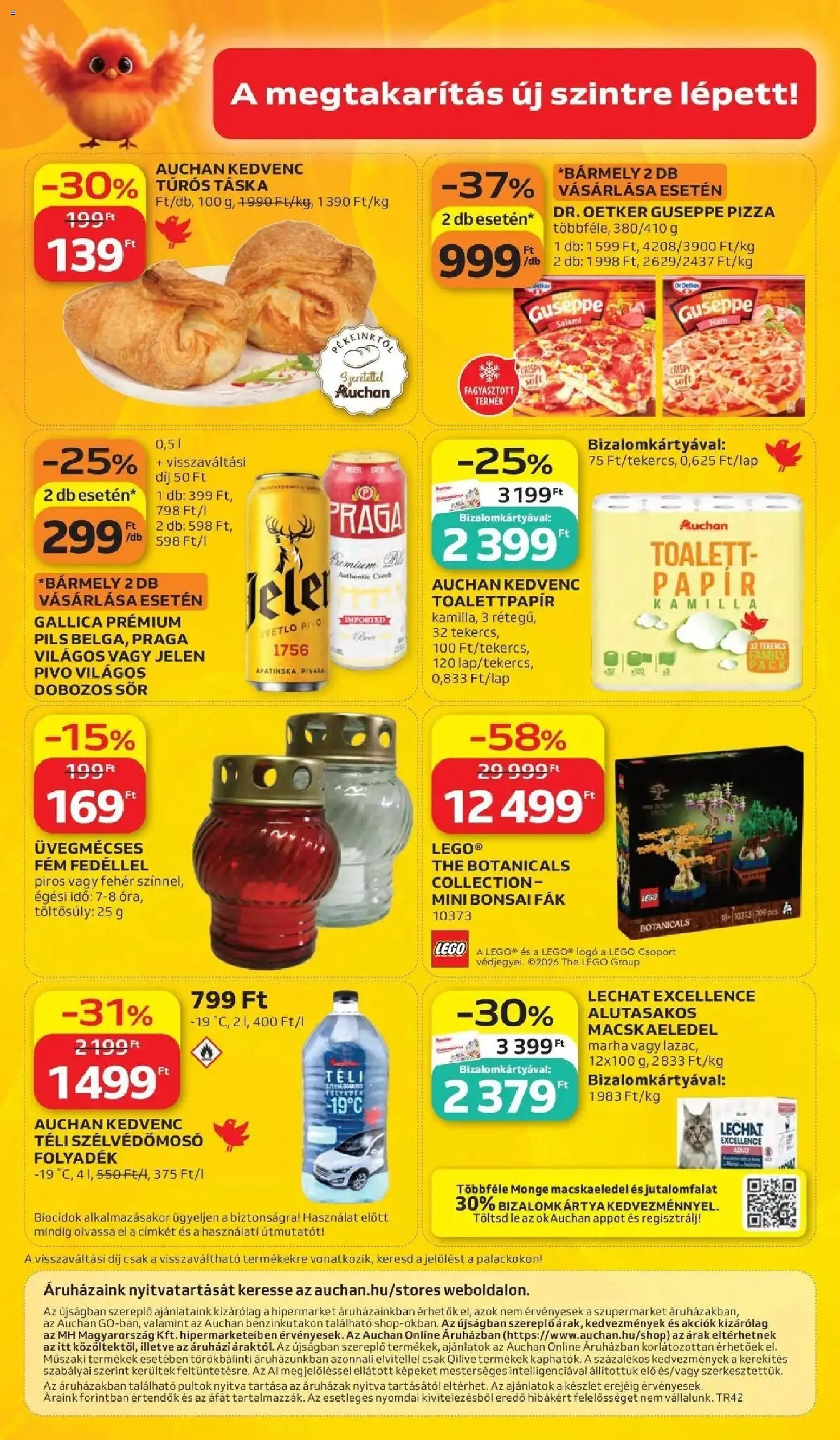 Auchan akciós újság Szolnok 2026.10.15. - lapozható formában szórólap ✳️