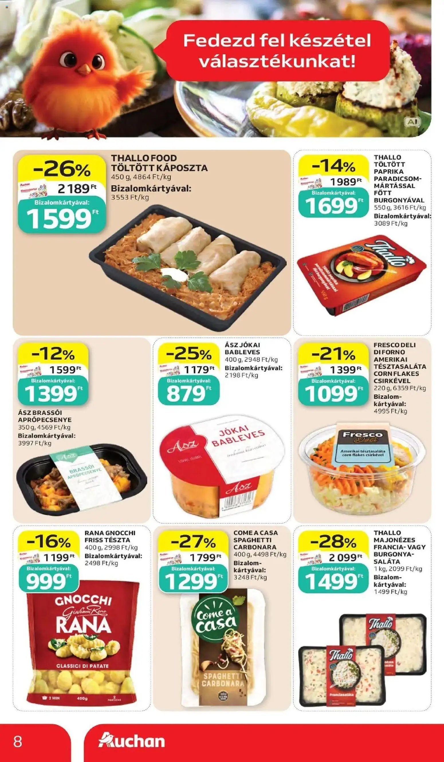 Auchan akciós újság Szolnok 2026.10.15. - lapozható formában szórólap ✳️