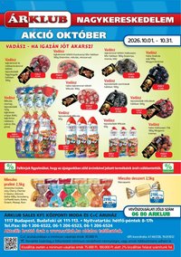ÁRKLUB újság 2026.10.01. ÁRKLUB akciós újság