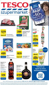 Tesco újság 2026.02.05. Szupermarket akciós újság (2026-02-05 - 2026-02-11)