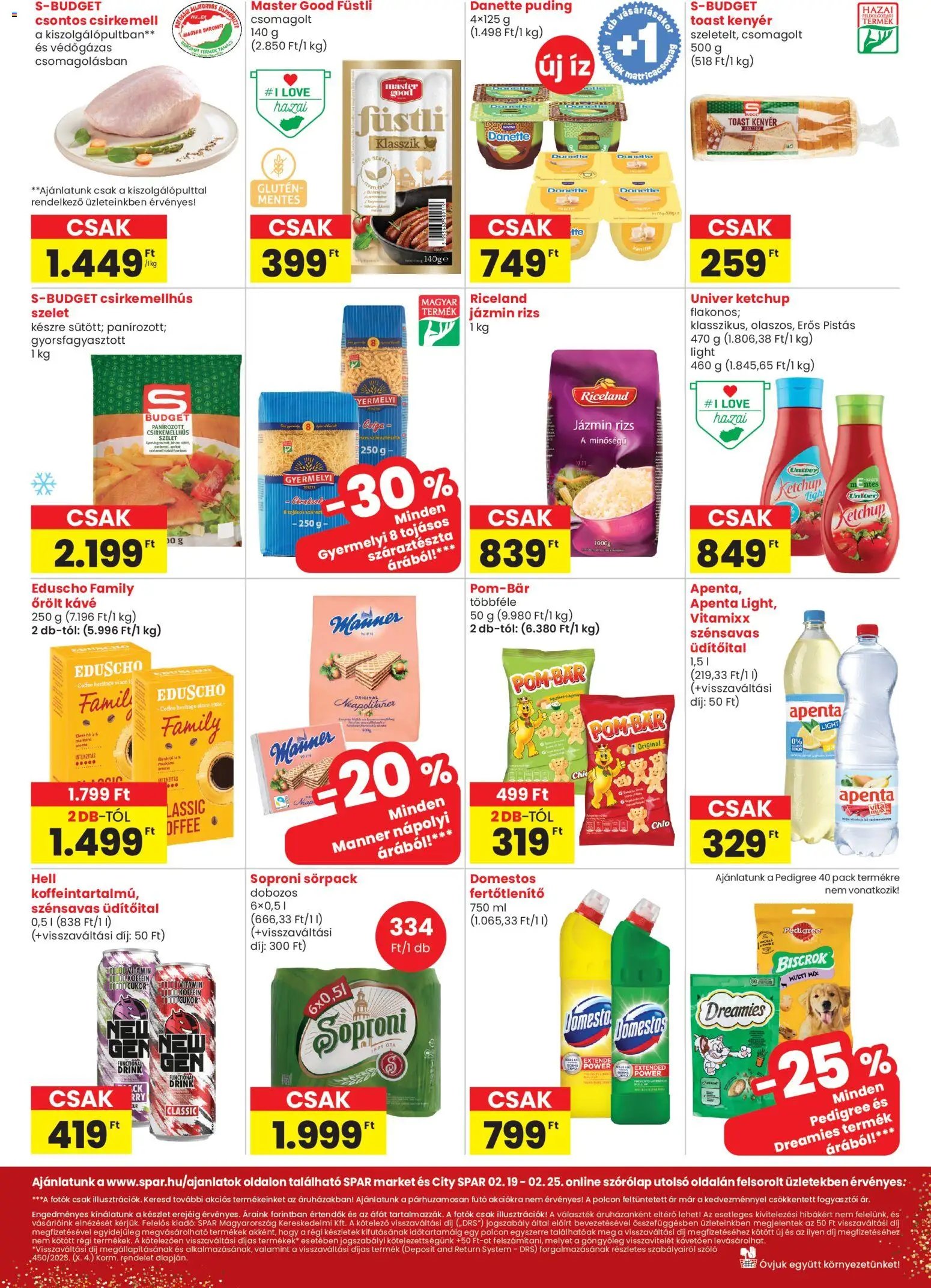 Spar Market újság 2026.02.19. Akciós újság Spar Market (2026-02-19 - 2026-02-25)