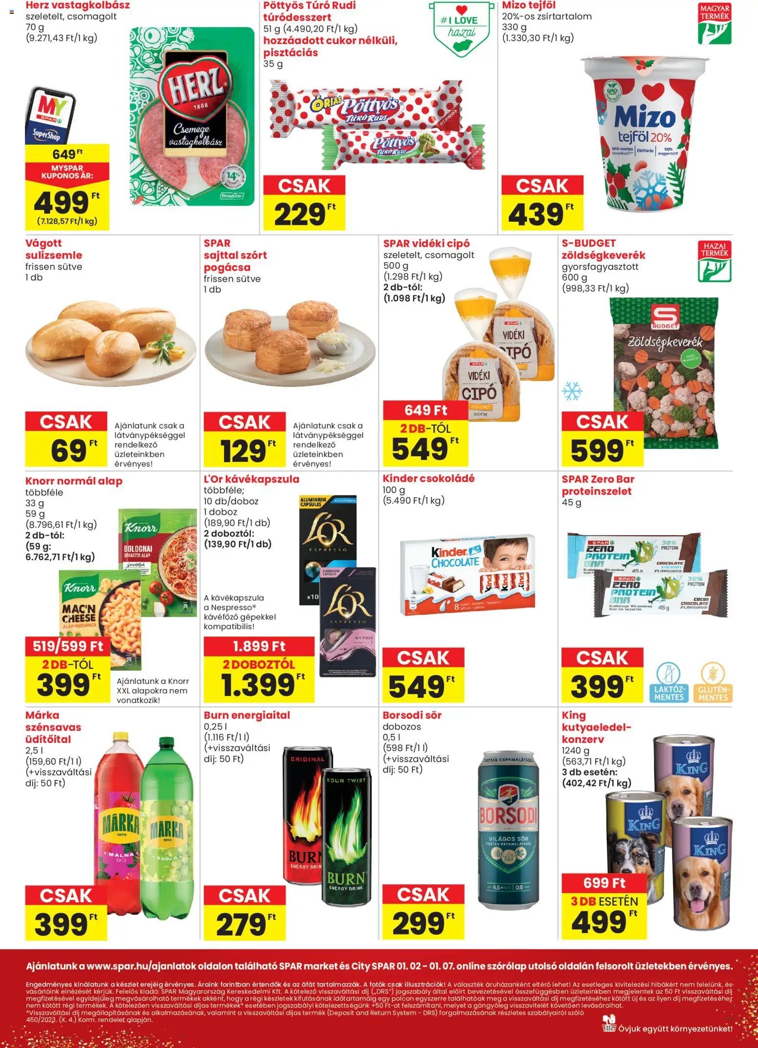 Spar Market újság 2026.01.02. Akciós újság Spar Market (2026-01-02 - 2026-01-07)