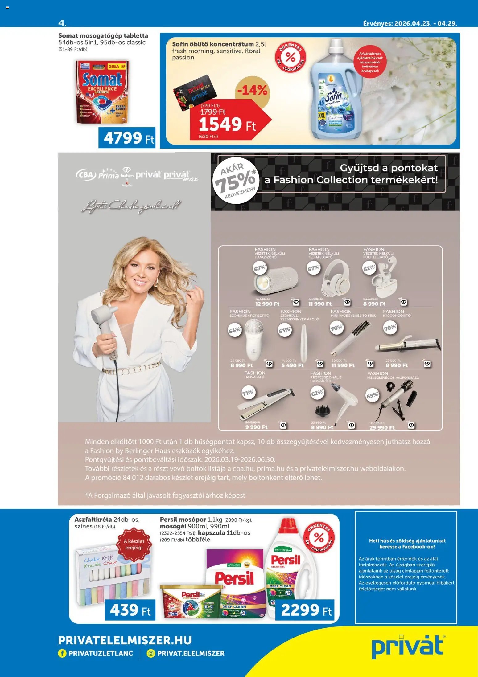 PRIVÁT újság 2026.04.23. PRIVÁT akciós újság (2026-04-23 - 2026-04-29)