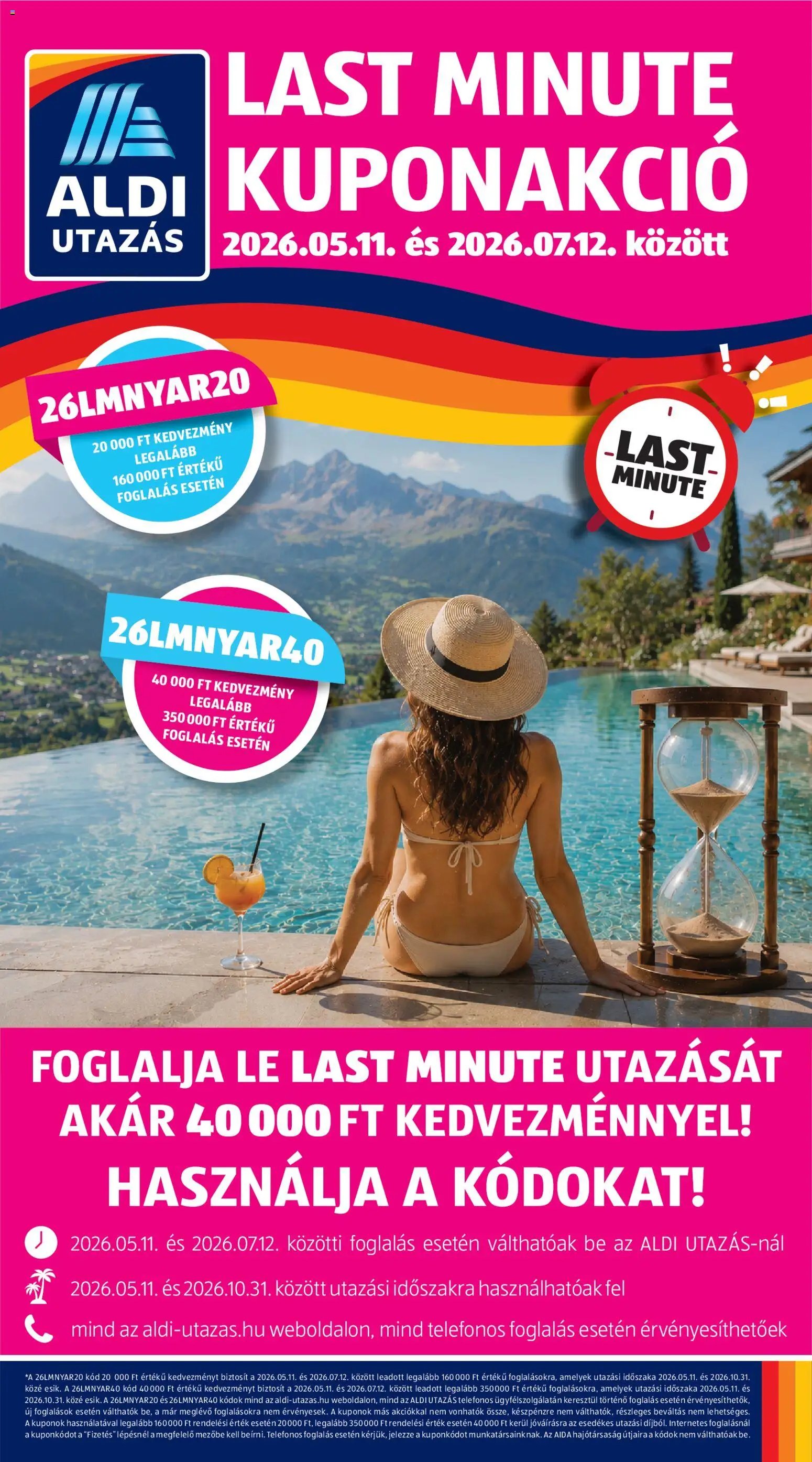 Aldi újság 2026.07.02. Aldi Utazás katalógus