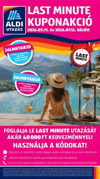 Aldi újság 2026.07.02. Aldi Utazás katalógus