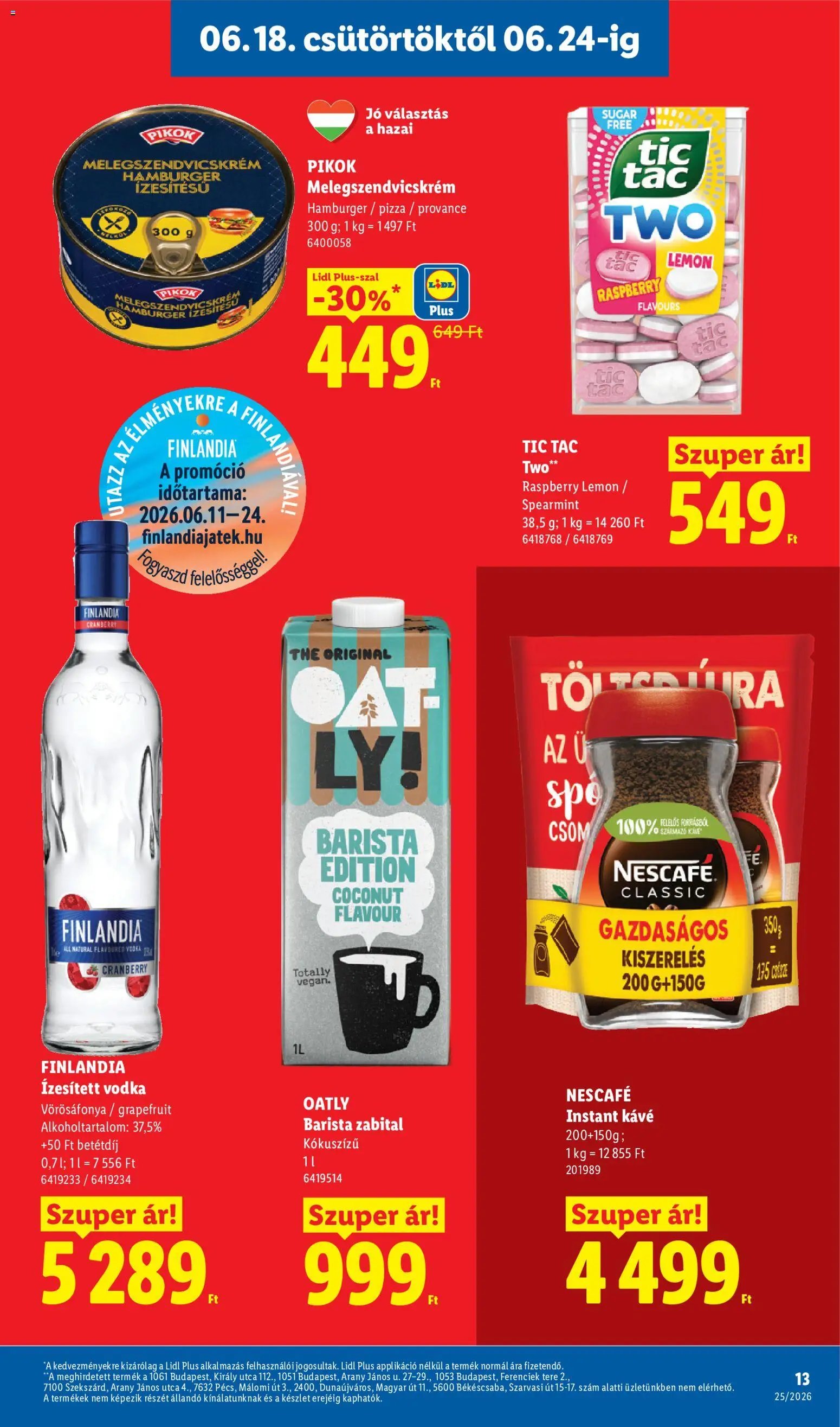 Lidl újság 2026.06.18. Lidl akciós újság