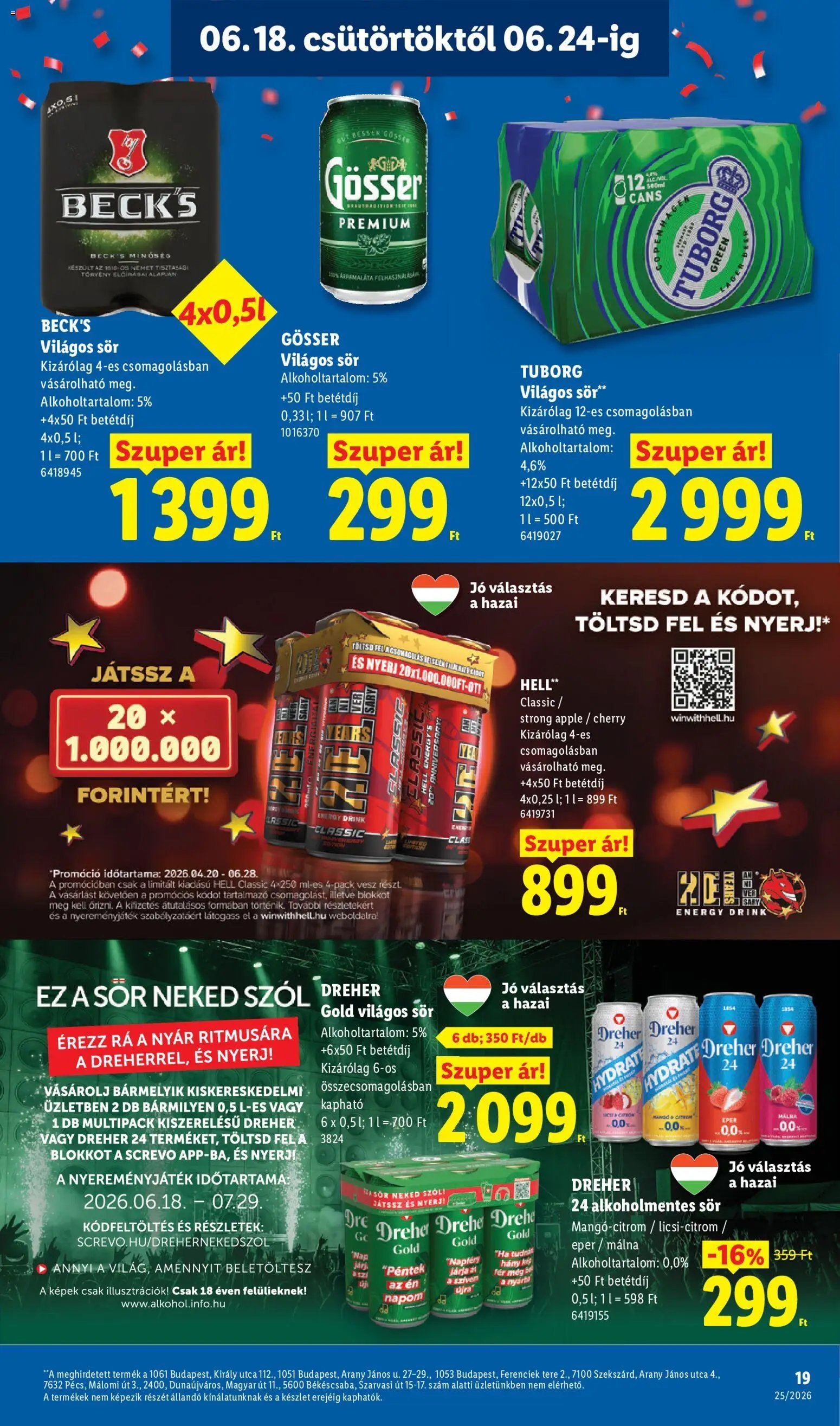 Lidl újság 2026.06.18. Lidl akciós újság