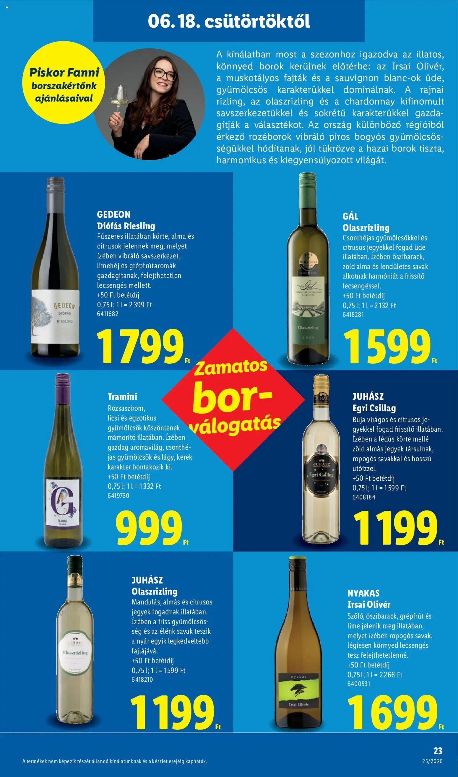 Lidl újság 2026.06.18. Lidl akciós újság