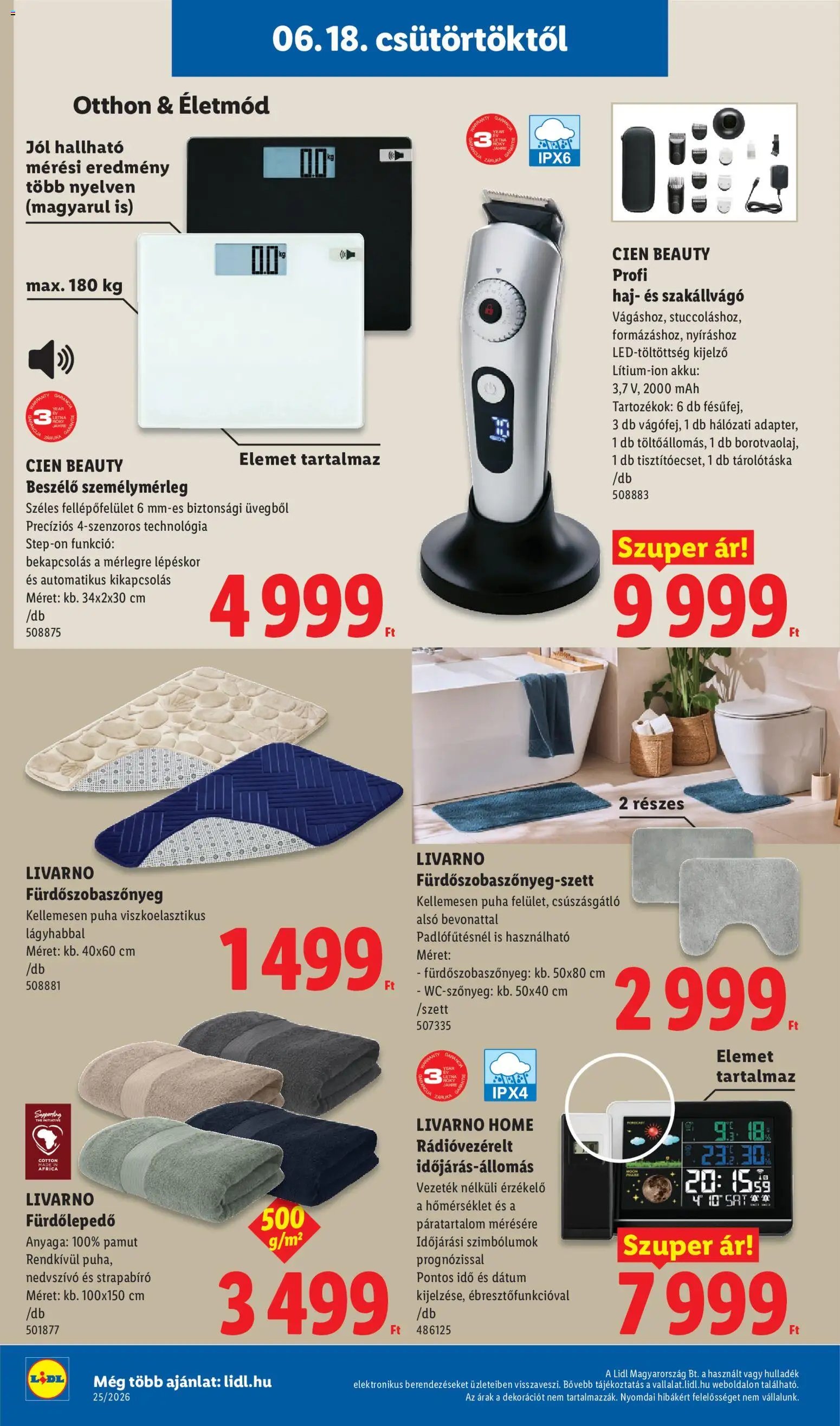 Lidl újság 2026.06.18. Lidl akciós újság