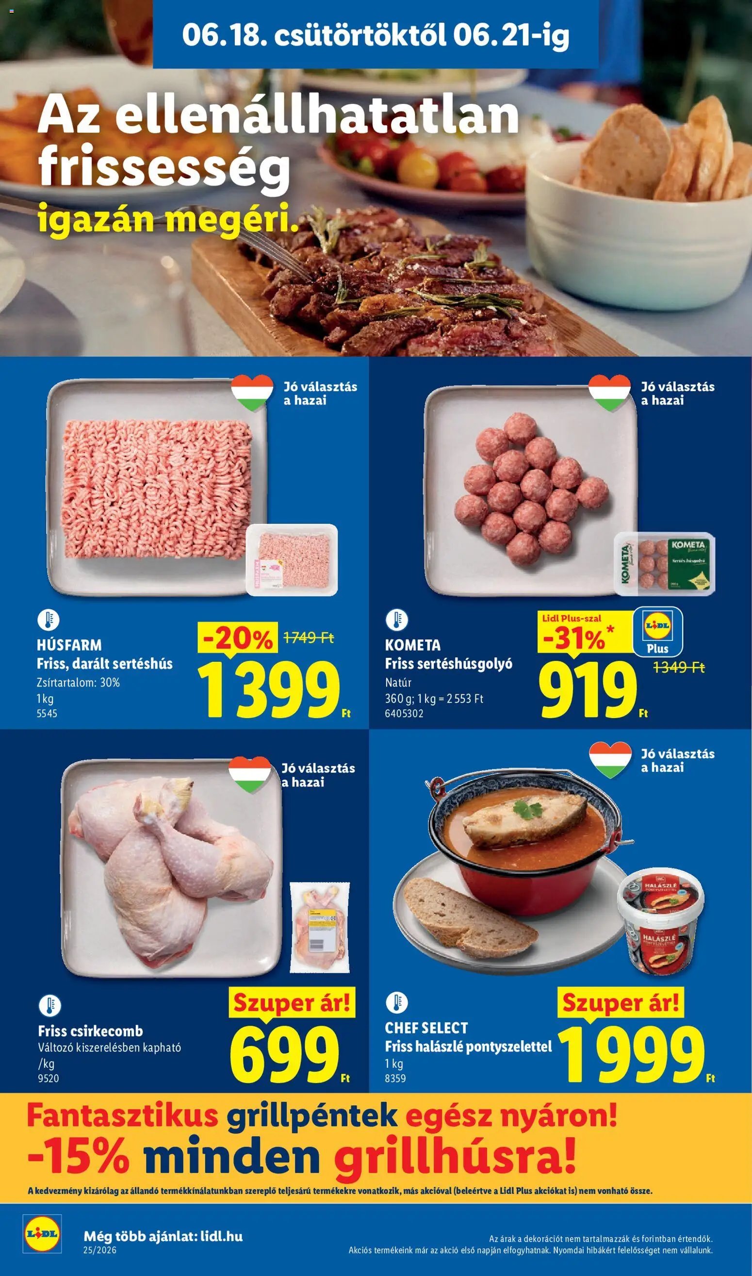 Lidl újság 2026.06.18. Lidl akciós újság
