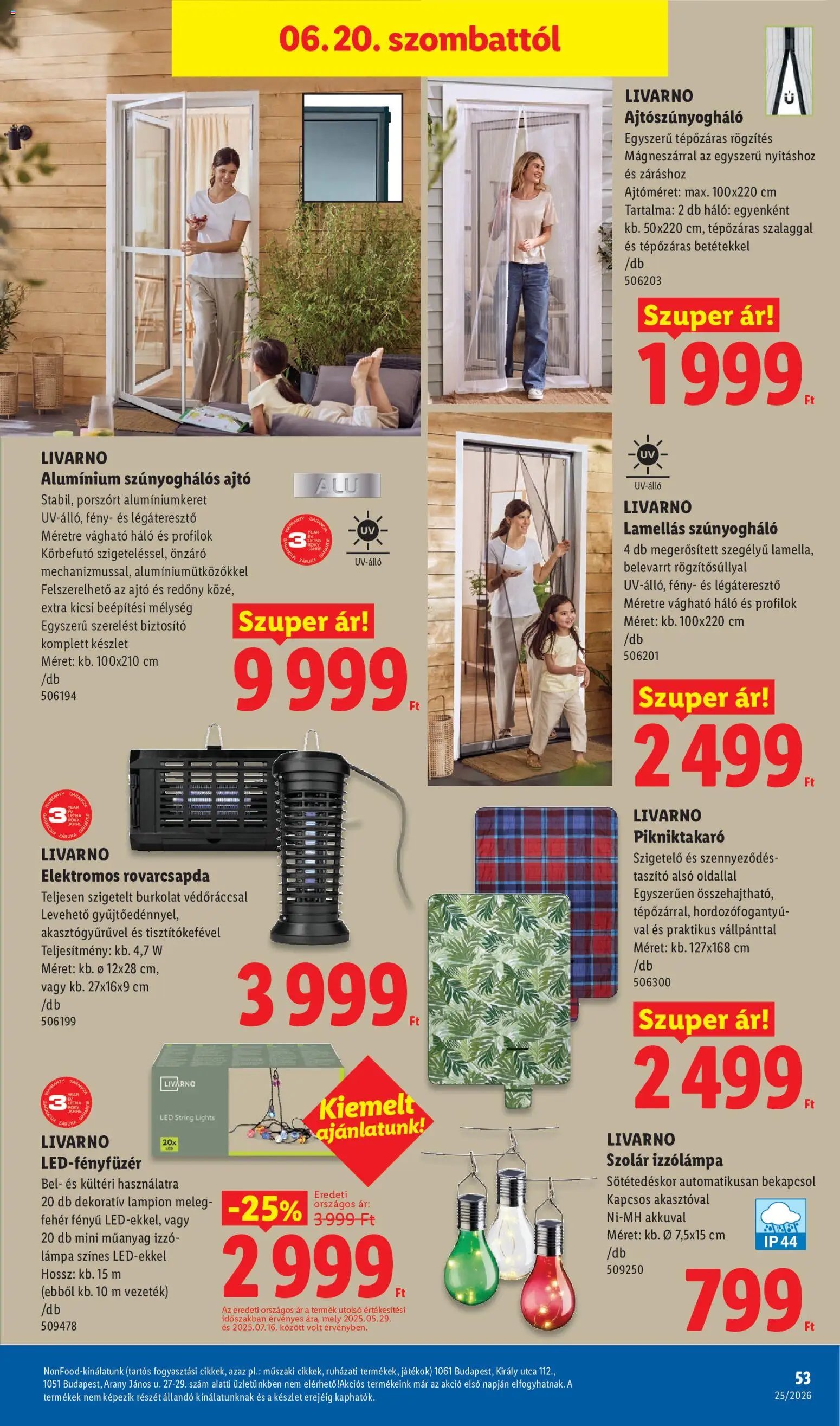 Lidl újság 2026.06.18. Lidl akciós újság