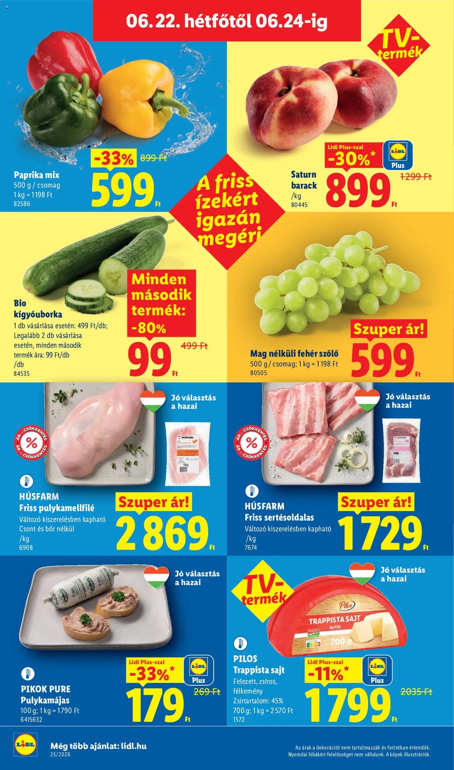 Lidl újság 2026.06.18. Lidl akciós újság