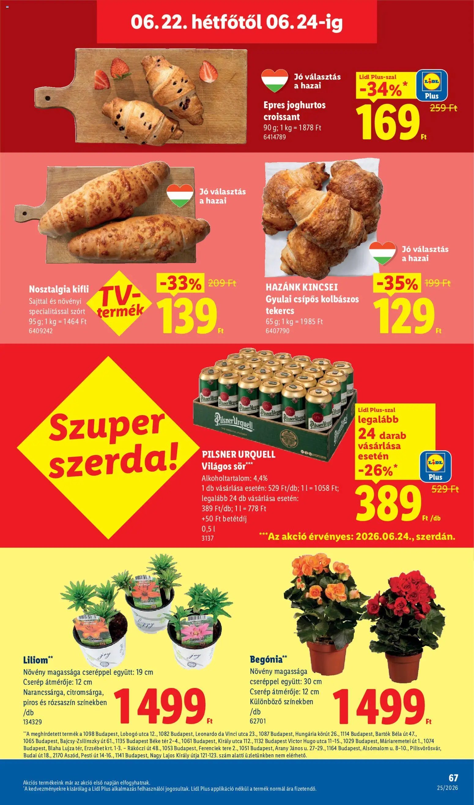 Lidl újság 2026.06.18. Lidl akciós újság