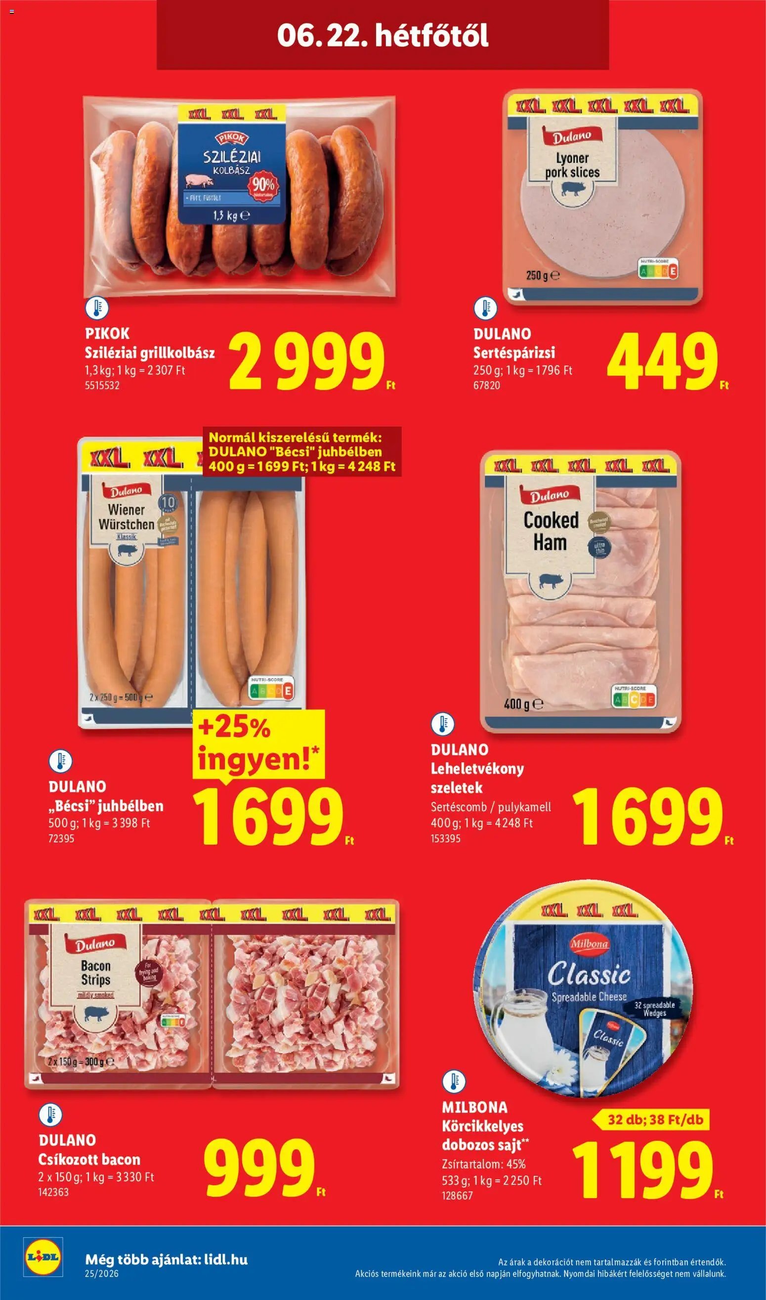 Lidl újság 2026.06.18. Lidl akciós újság