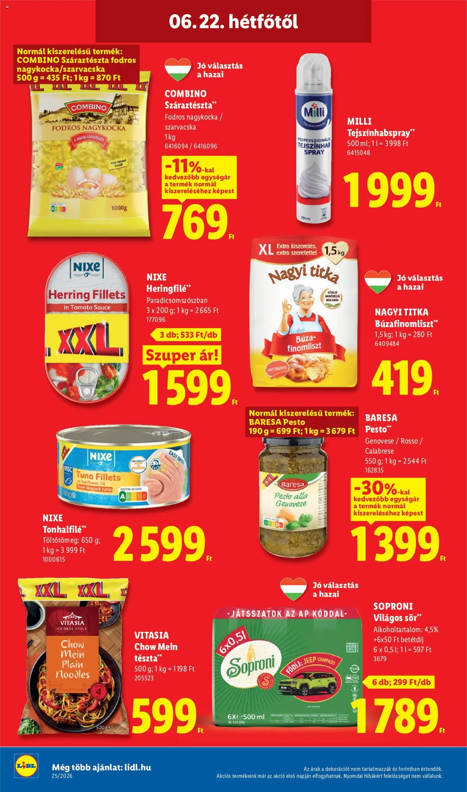 Lidl újság 2026.06.18. Lidl akciós újság
