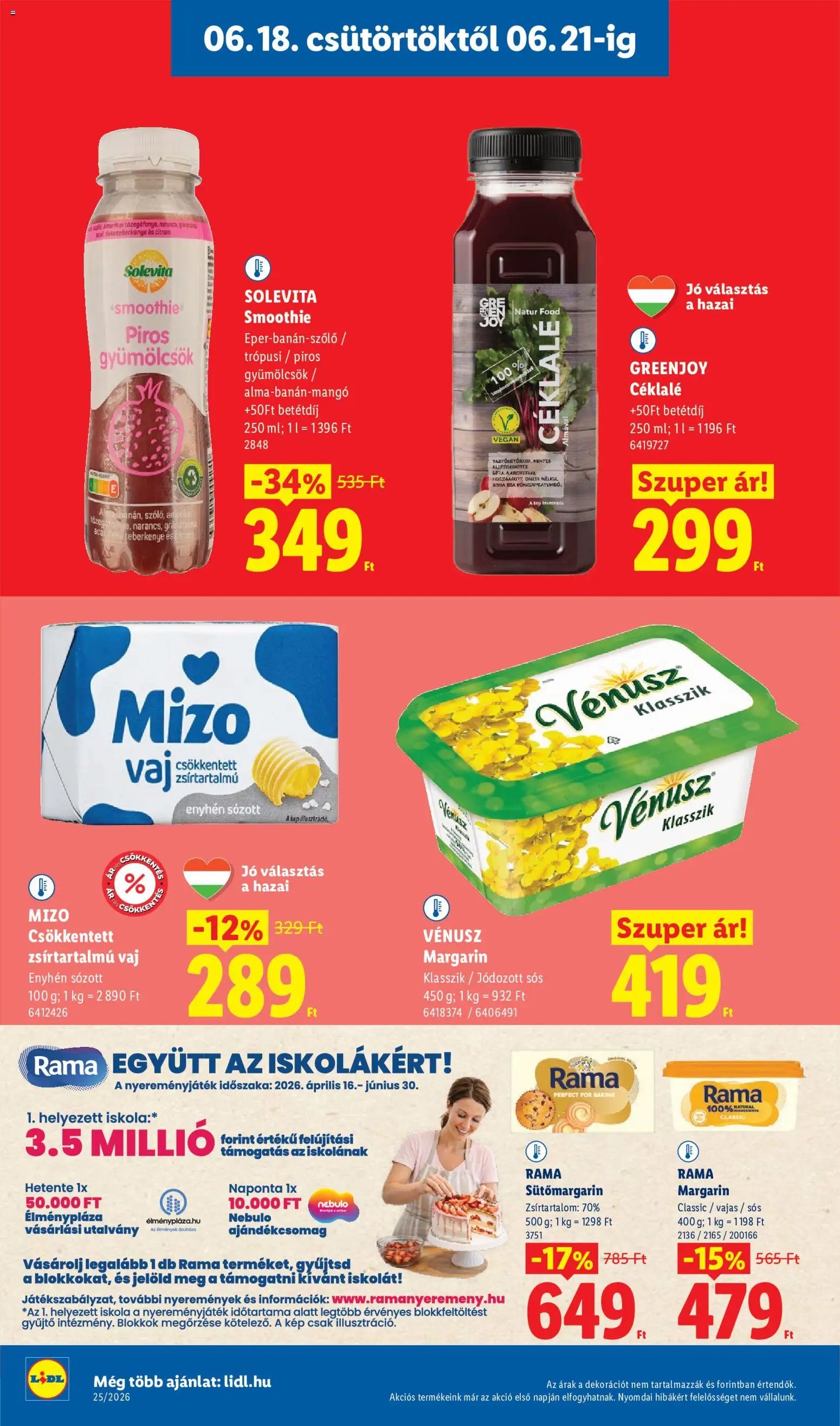 Lidl újság 2026.06.18. Lidl akciós újság