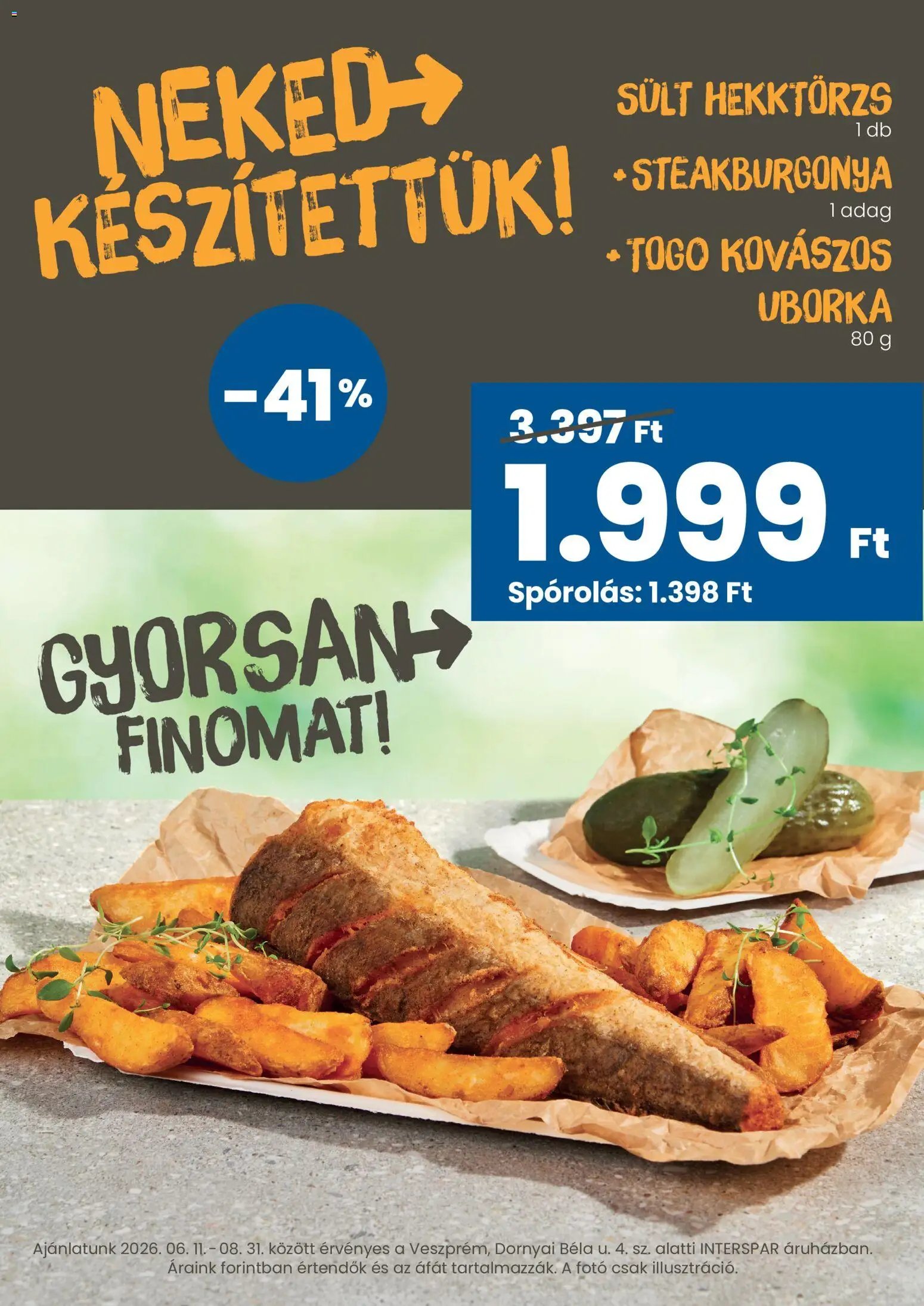 Interspar újság 2026.06.11. Interspar Veszprém toGo nyitás