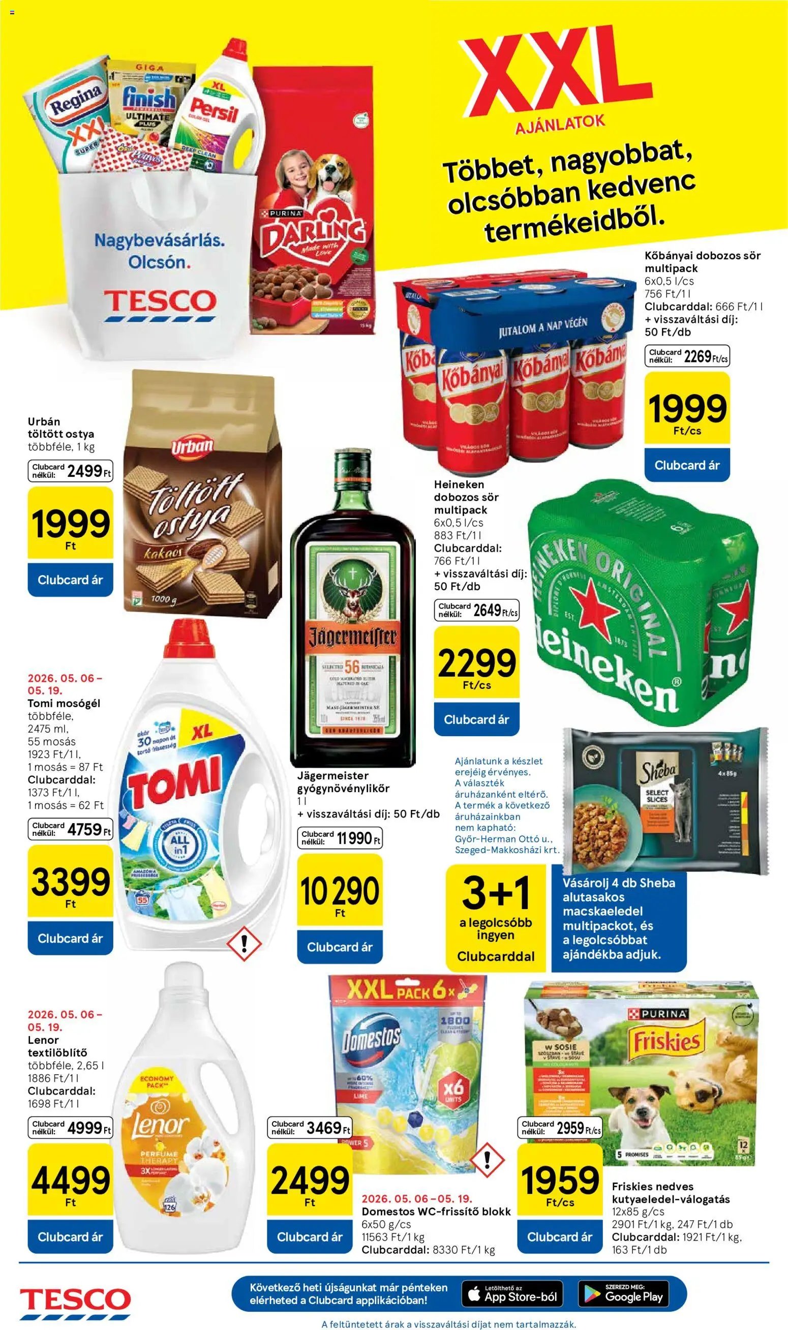 Tesco újság 2026.05.14. Tesco Szupermarket akciós újság (2026-05-14 - 2026-05-20)